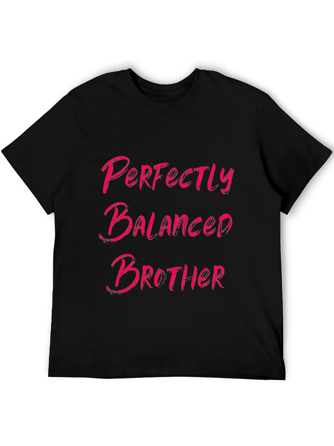 Perfectly Balanced Brother Graphic Tee - Black