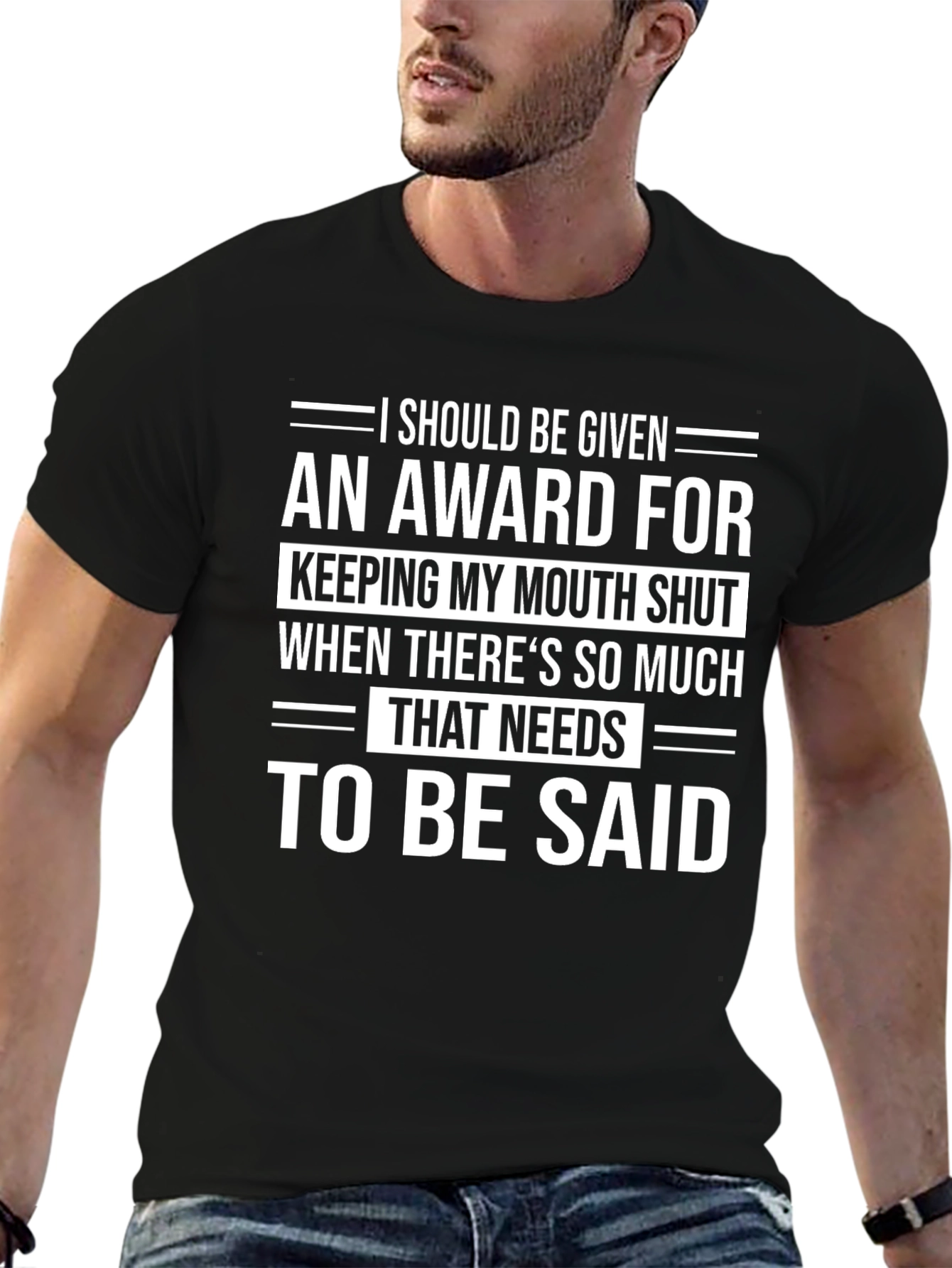 Award for Keeping Mouth Shut Humor T-Shirt