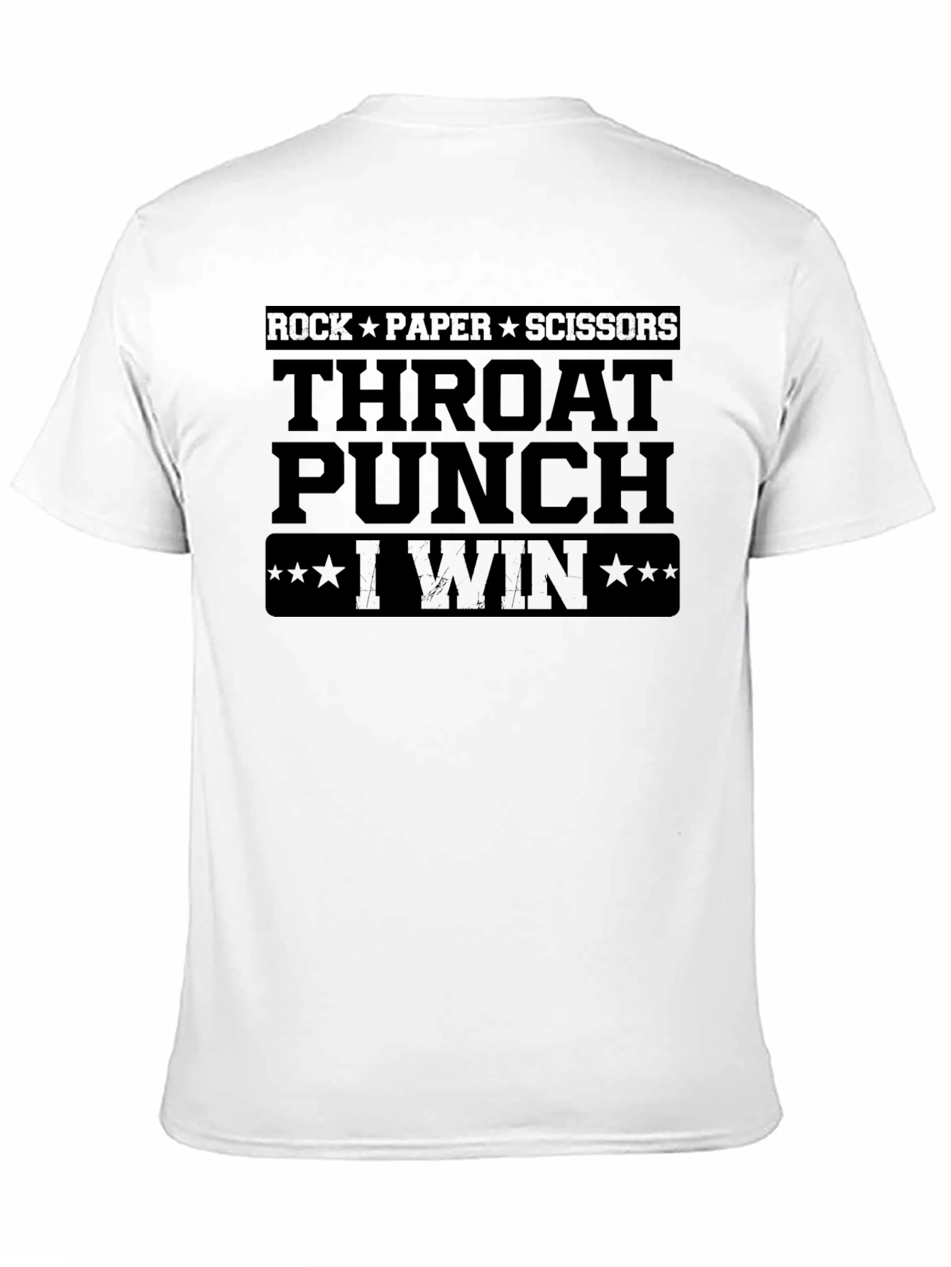 Rock Paper Scissors Throat Punch T-Shirt