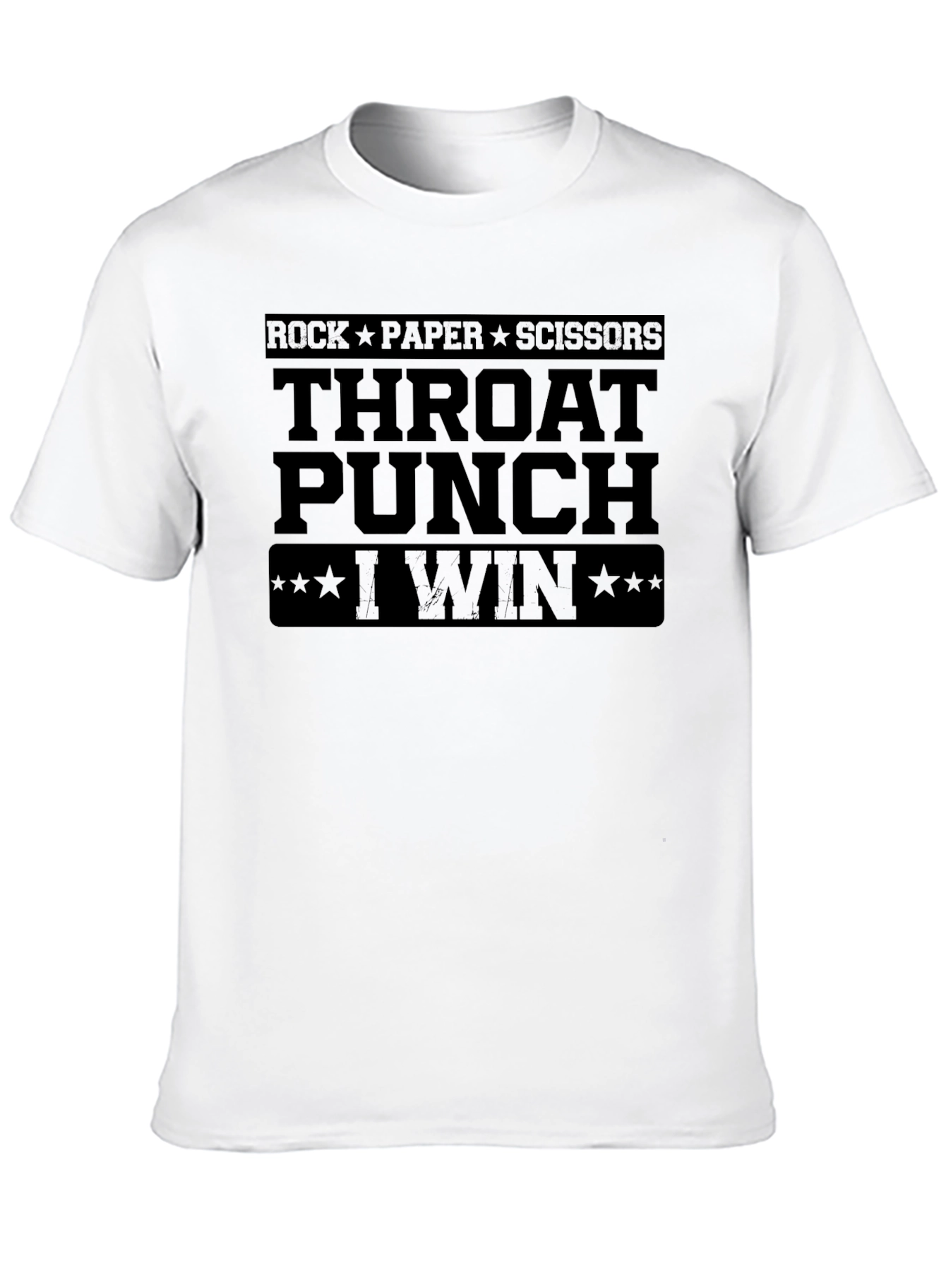 Rock Paper Scissors Throat Punch T-Shirt