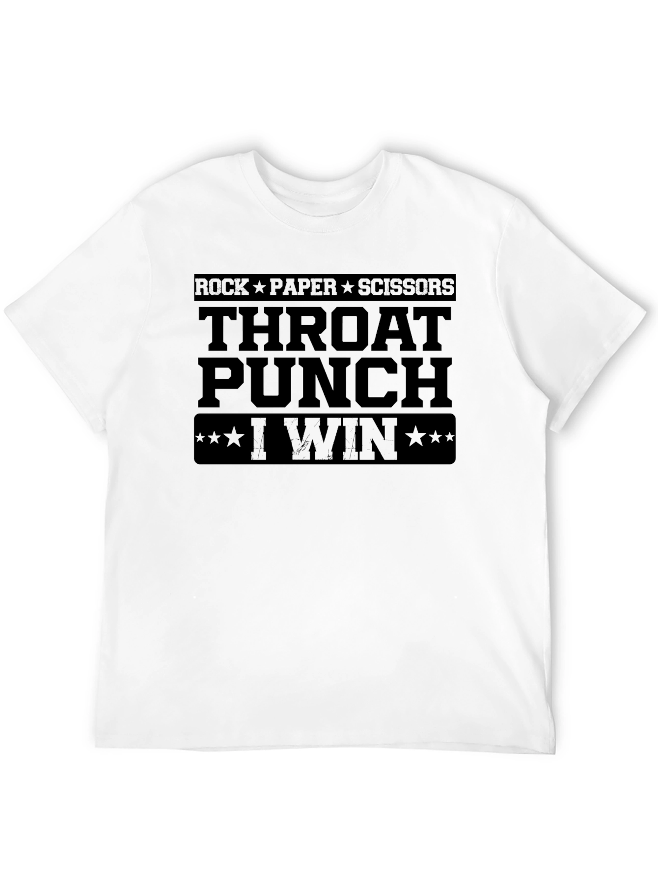 Rock Paper Scissors Throat Punch T-Shirt