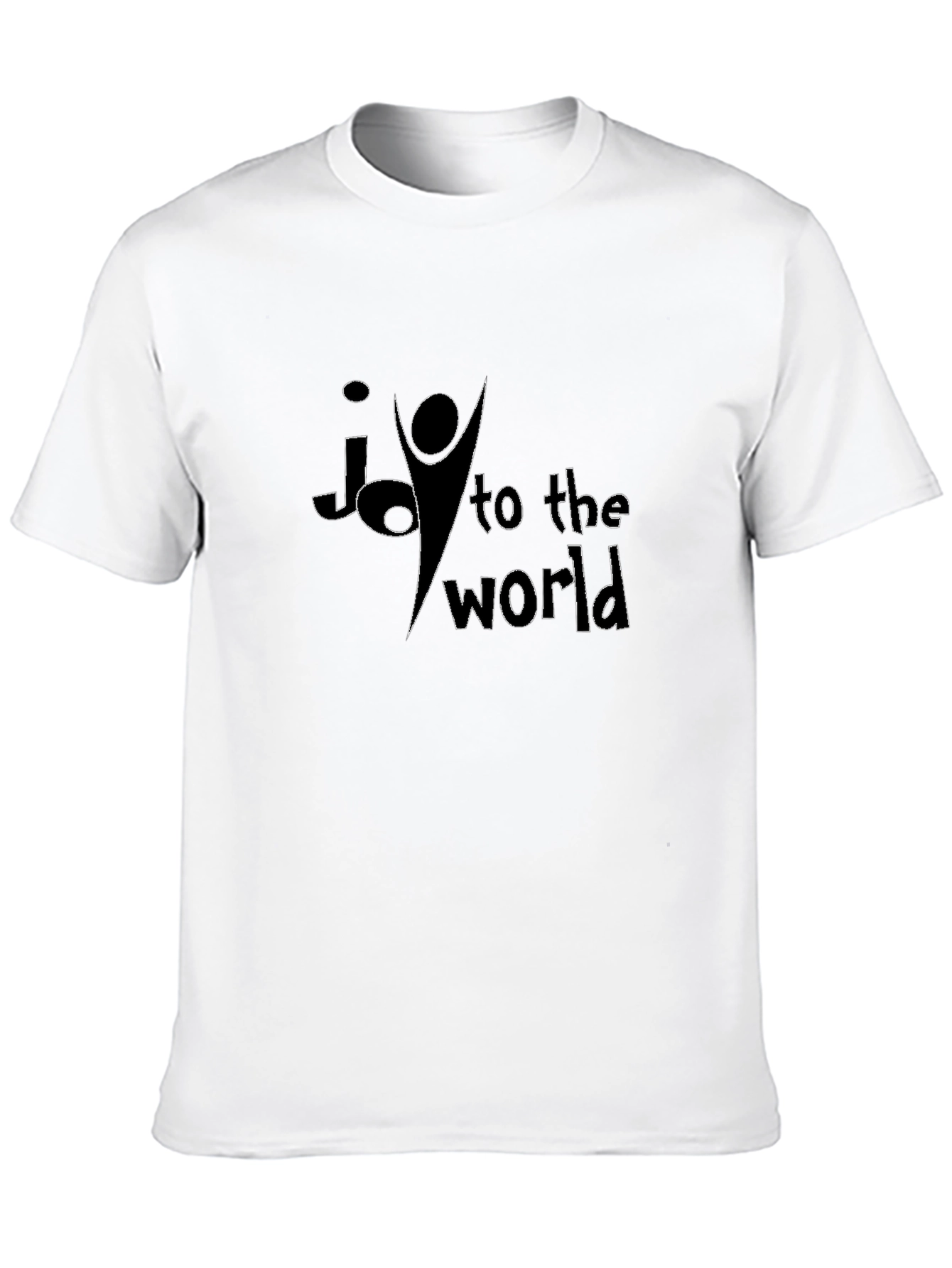 Joy to the World Graphic T-Shirt - Black