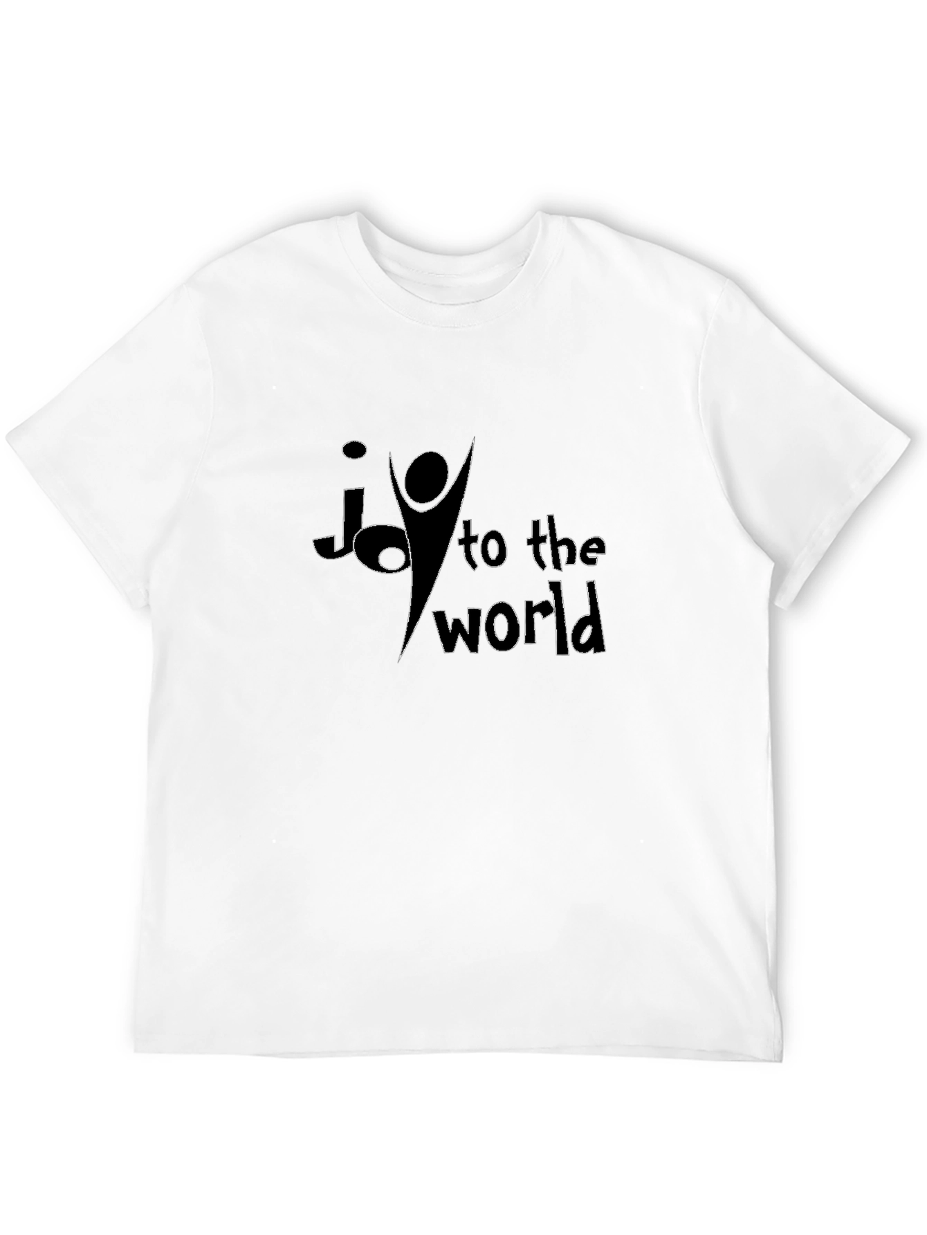 Joy to the World Graphic T-Shirt - Black