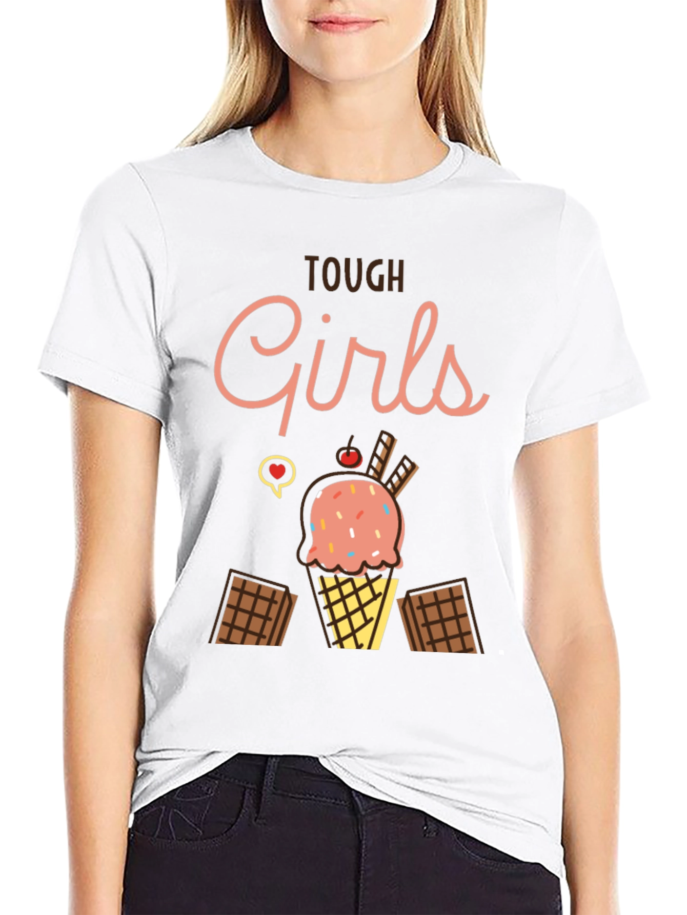 Tough Girls Ice Cream Graphic Tee