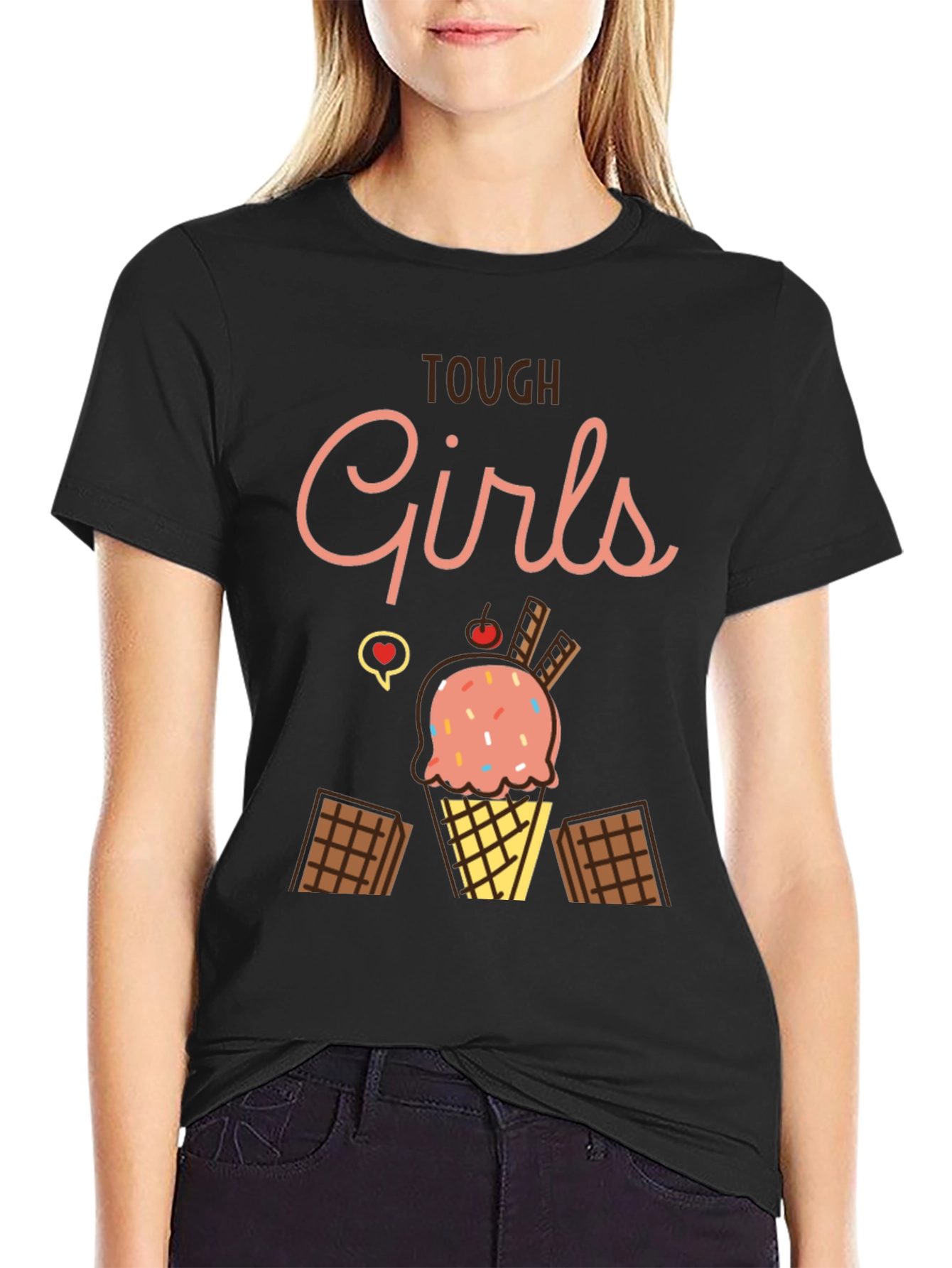 Tough Girls Ice Cream Graphic Tee