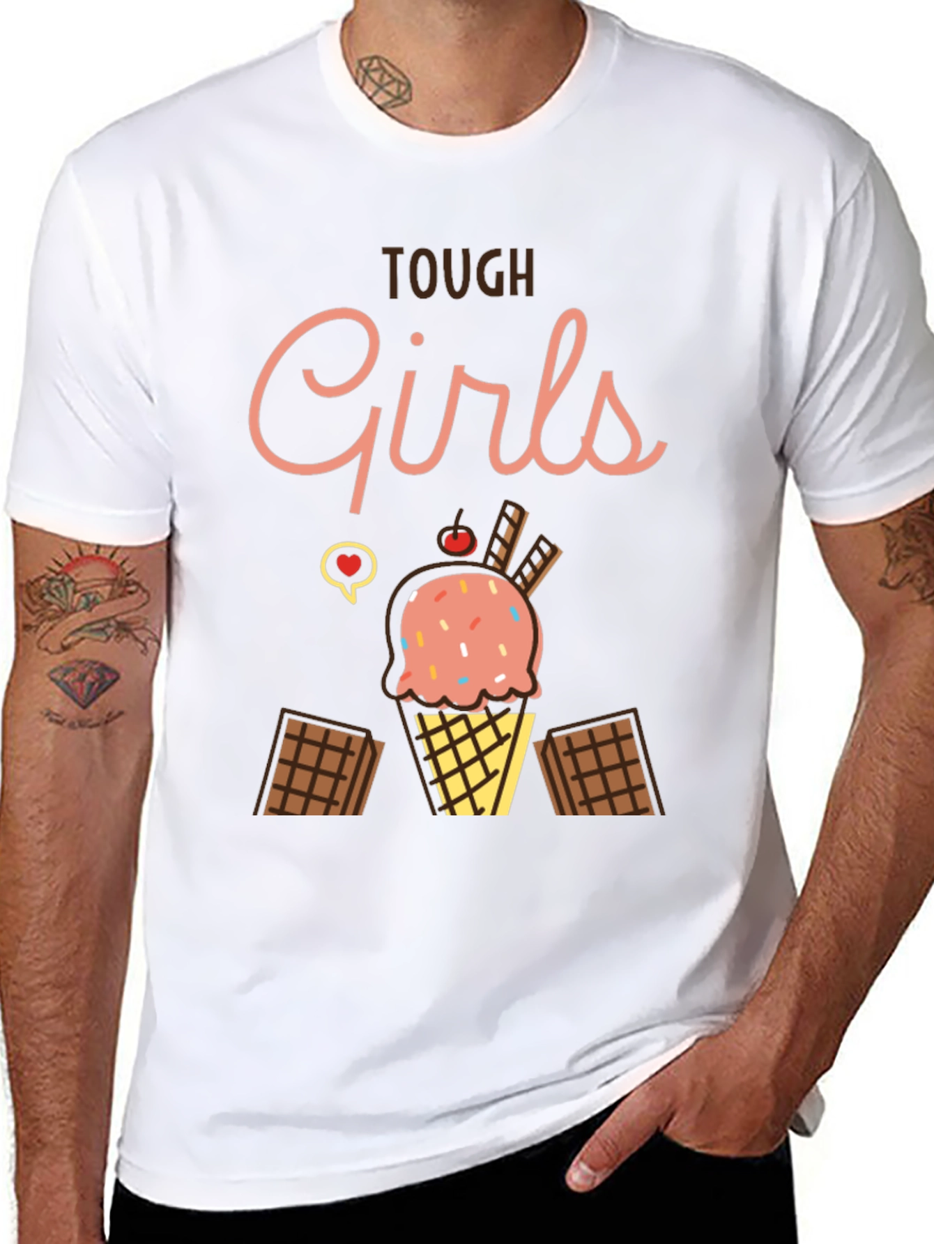 Tough Girls Ice Cream Graphic Tee