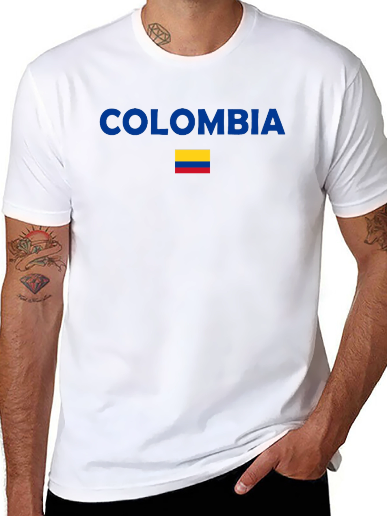 Colombia Flag Graphic T-Shirt