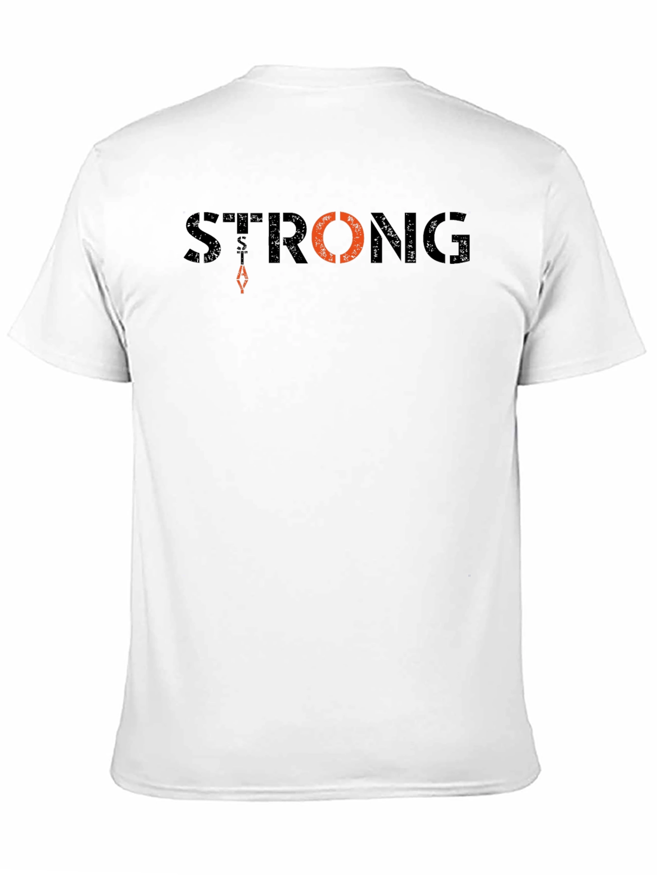 Mens Strong Graphic T-Shirt - Black