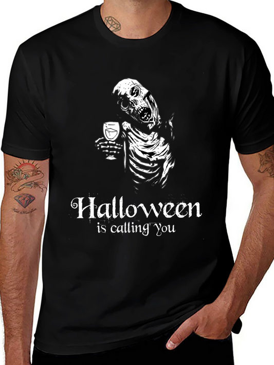 Halloween is Calling You - Skeleton T-Shirt