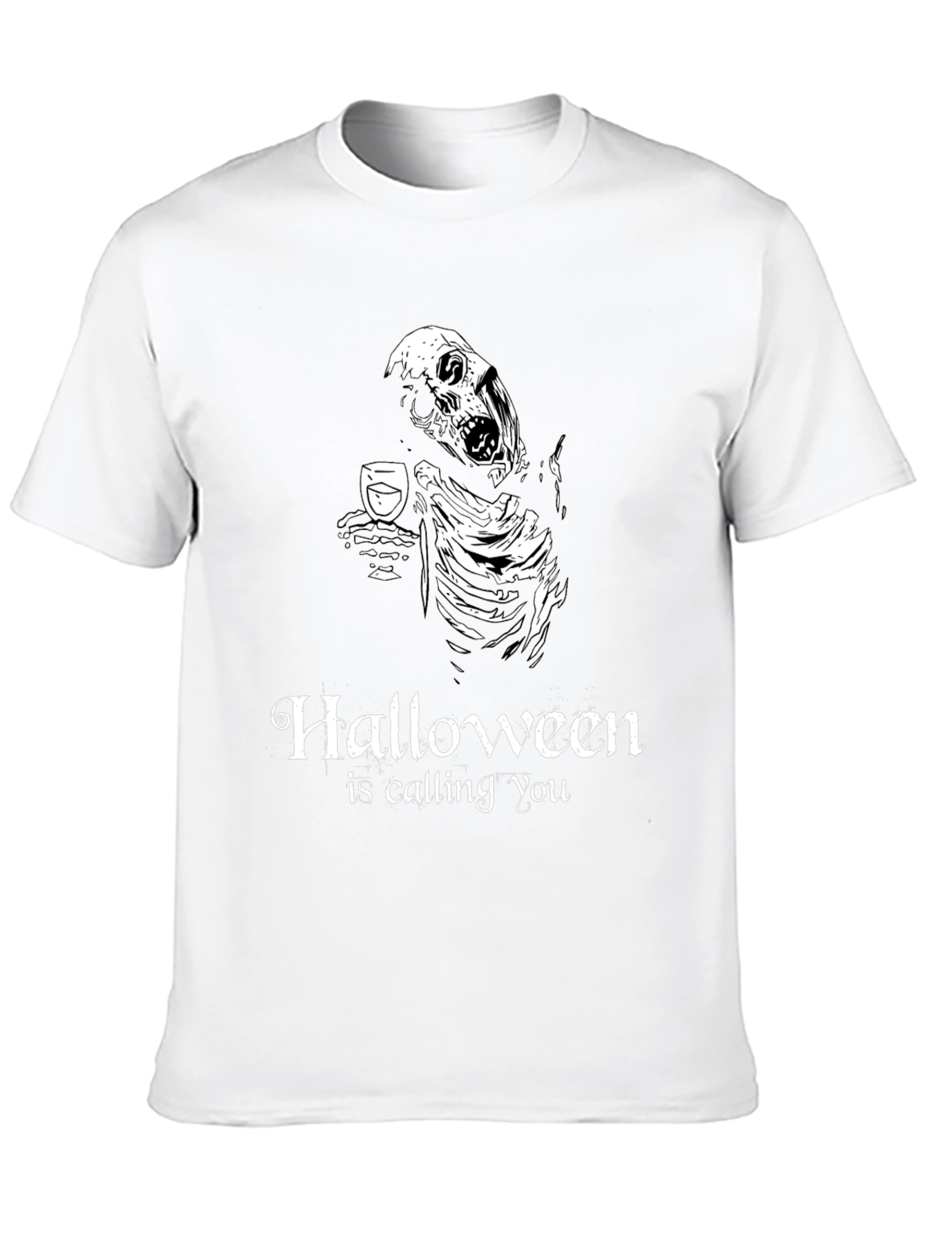 Halloween is Calling You - Skeleton T-Shirt