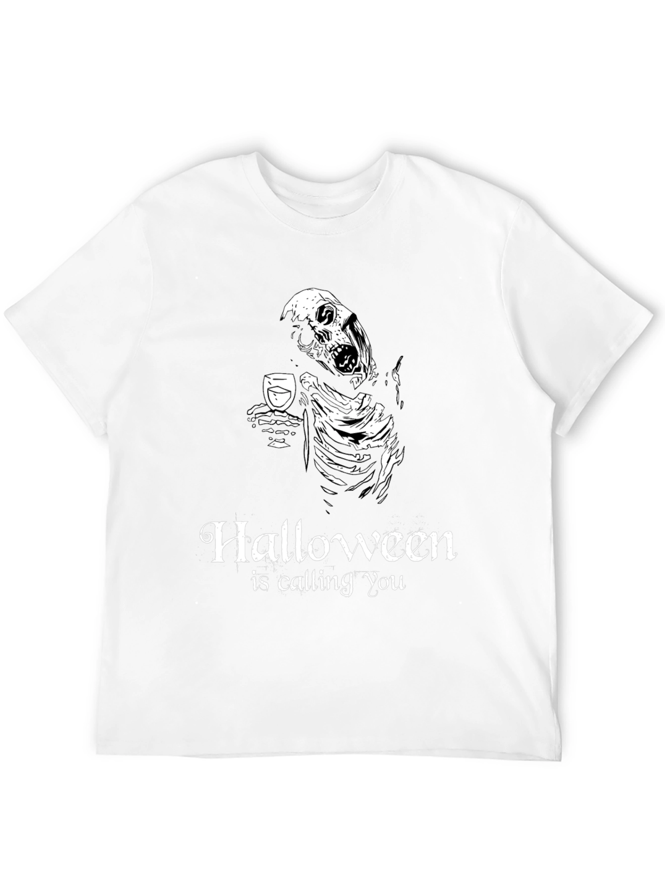 Halloween is Calling You - Skeleton T-Shirt