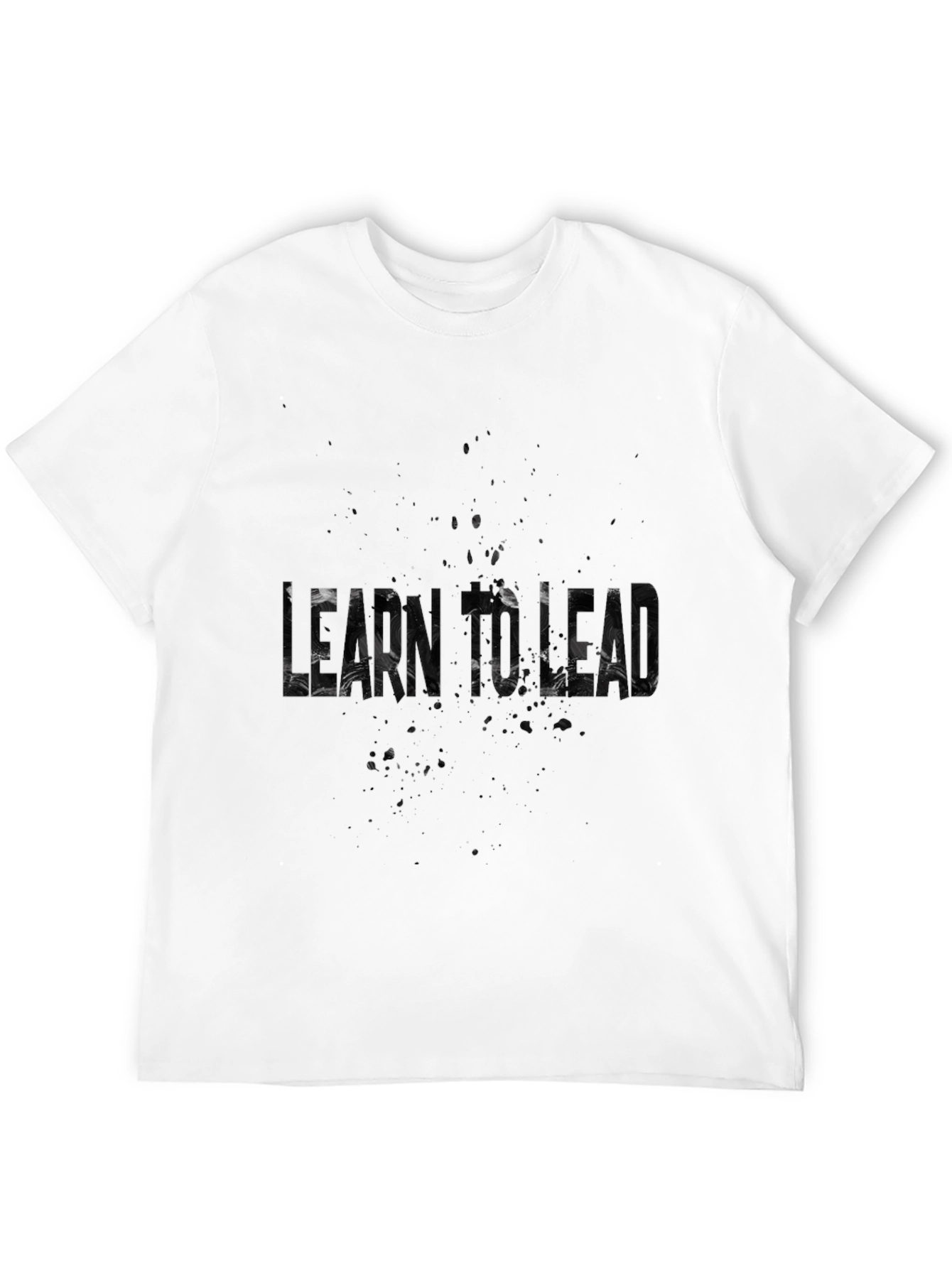 Learn Instead Graphic Tee - Black Casual Shirt