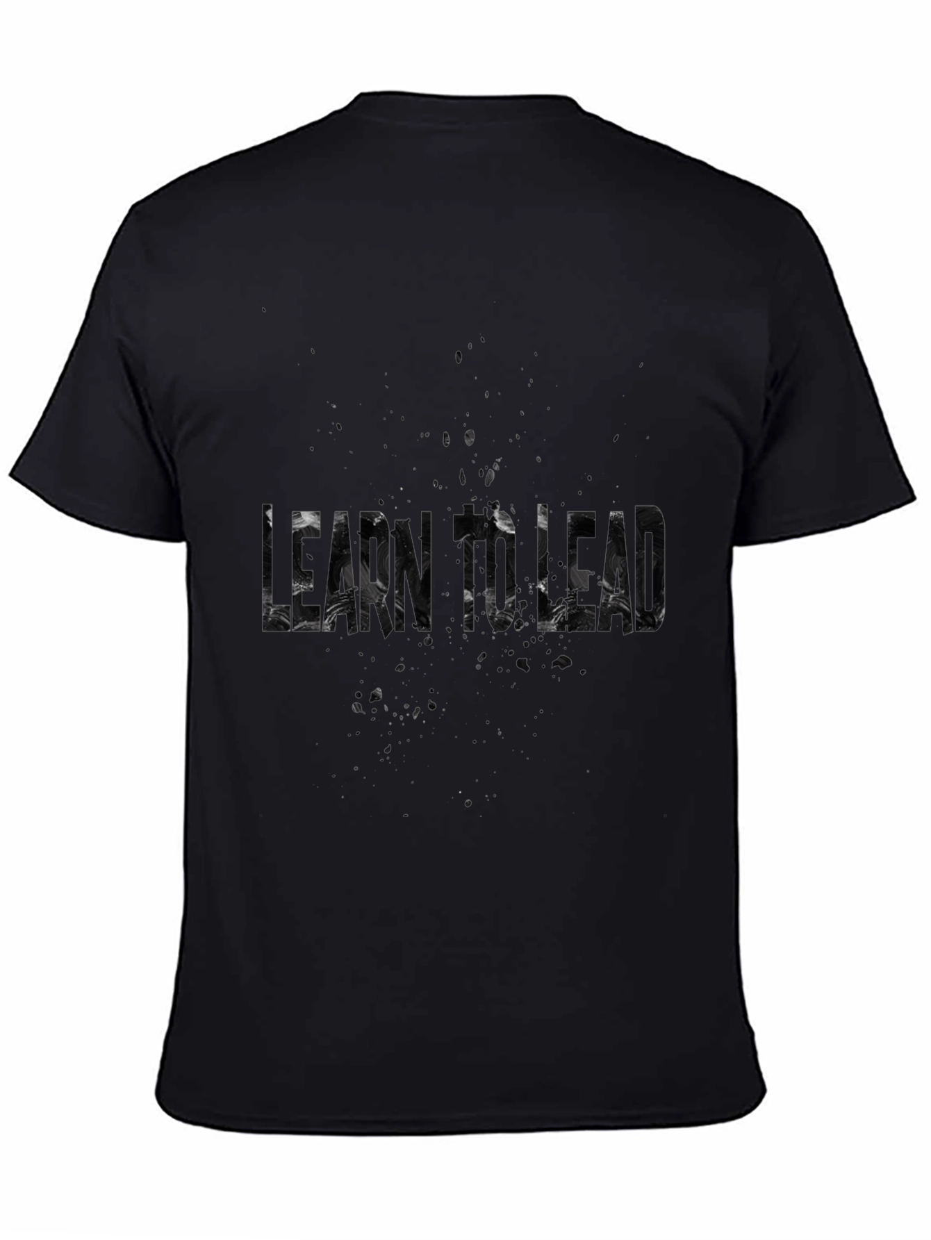 Learn Instead Graphic Tee - Black Casual Shirt