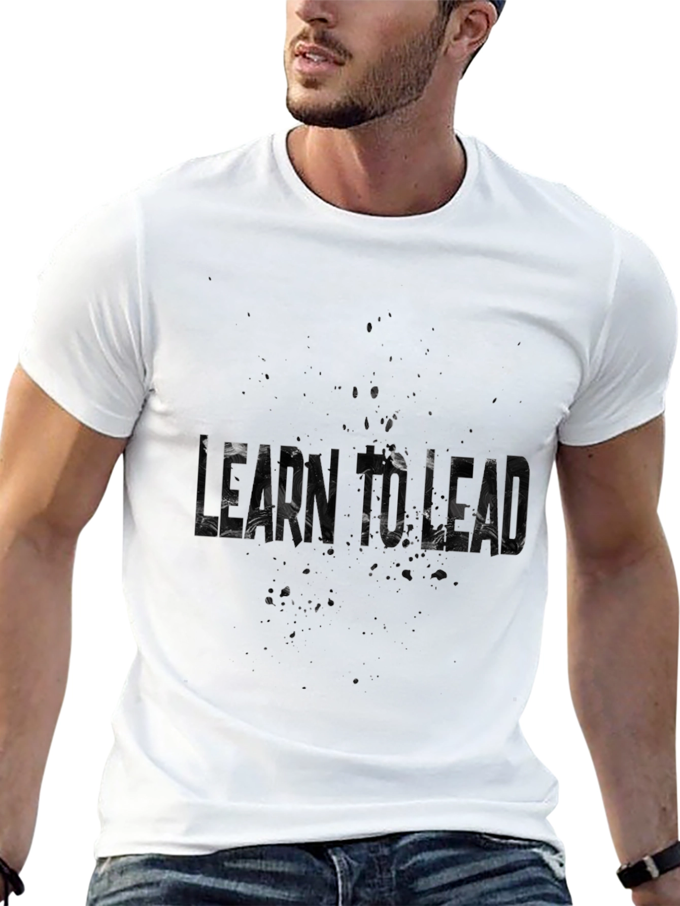 Learn Instead Graphic Tee - Black Casual Shirt