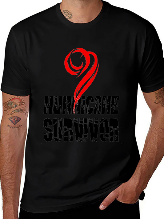 Hurricane Survivor Tee - Grunge Graphic T-Shirt