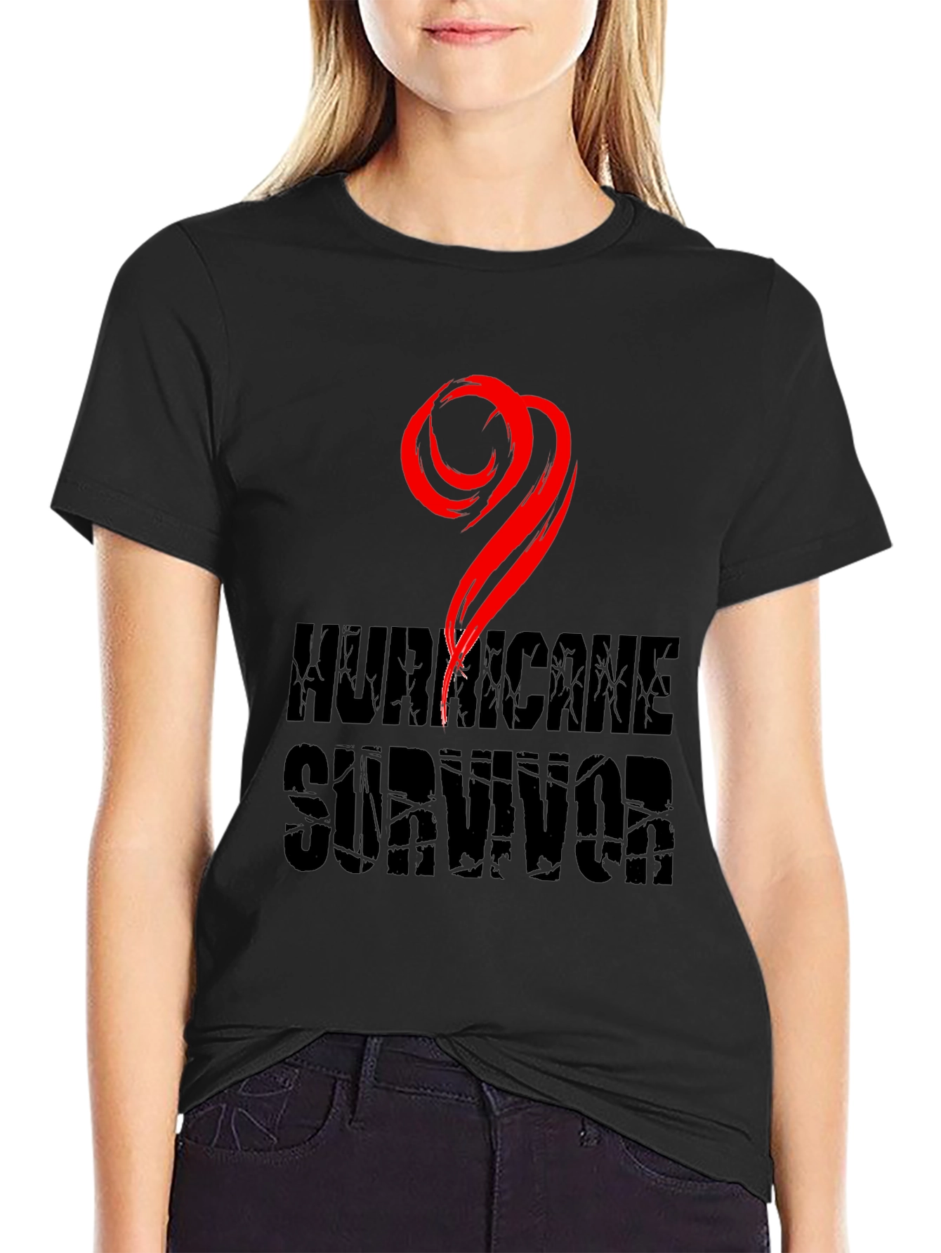 Hurricane Survivor Tee - Grunge Graphic T-Shirt