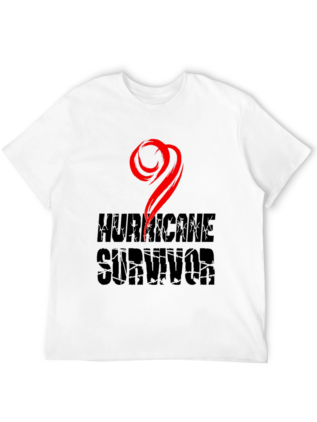 Hurricane Survivor Tee - Grunge Graphic T-Shirt