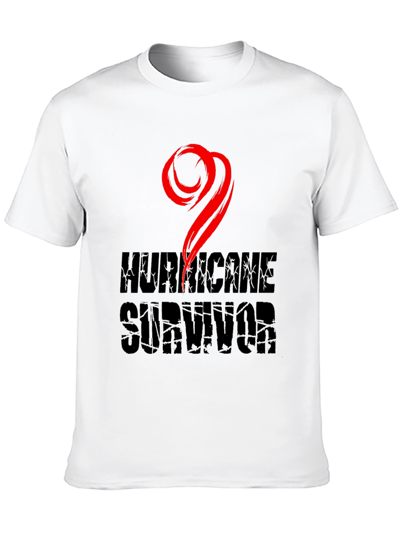 Hurricane Survivor Tee - Grunge Graphic T-Shirt