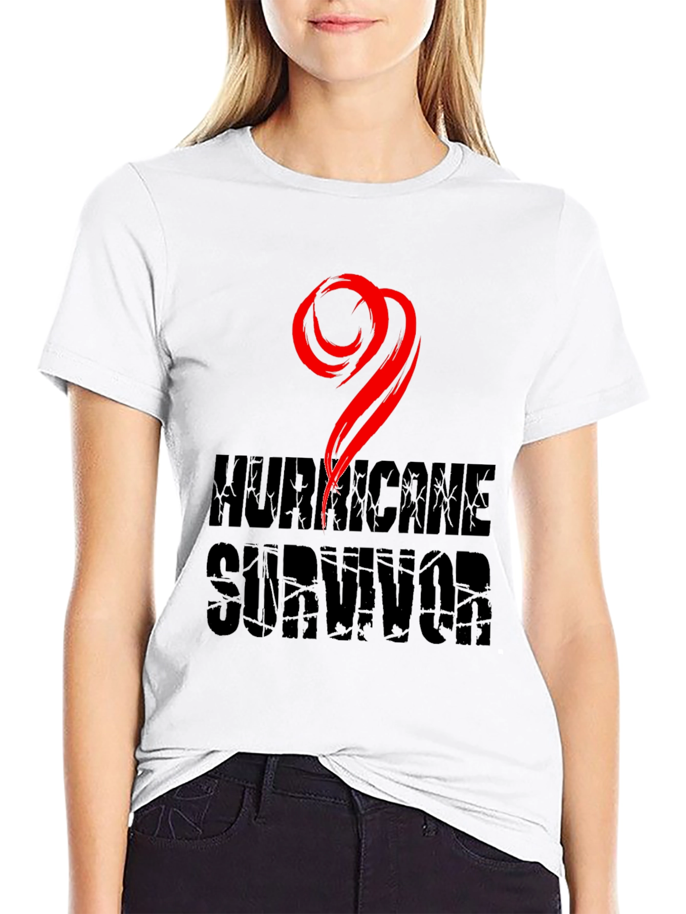 Hurricane Survivor Tee - Grunge Graphic T-Shirt