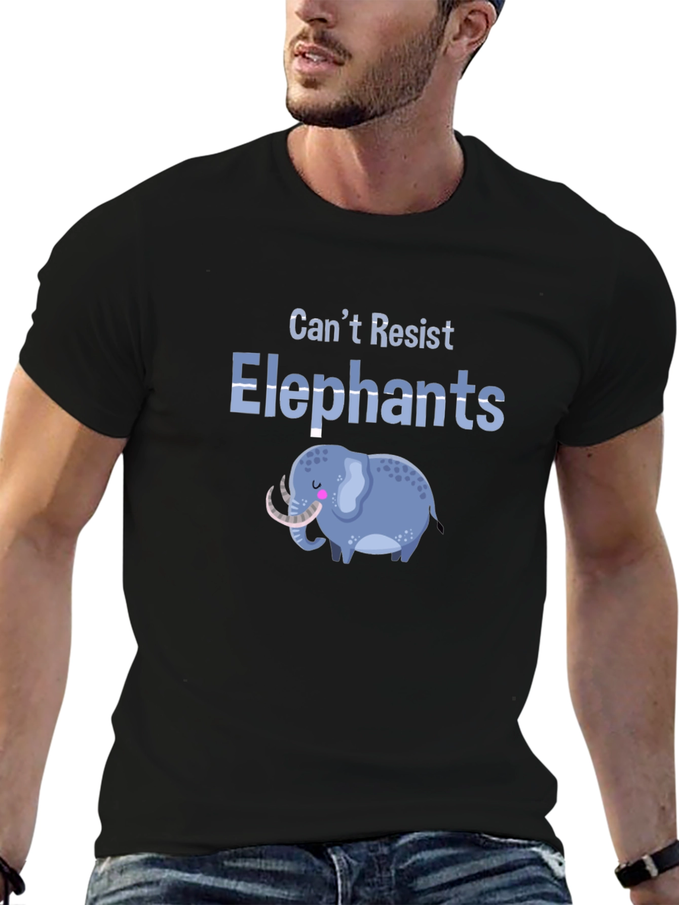 Cant Resist Elephants Graphic Tee