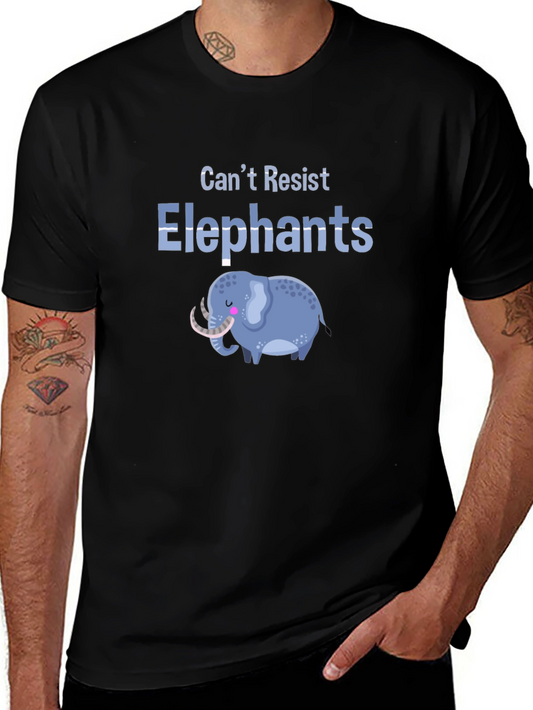 Cant Resist Elephants Graphic Tee