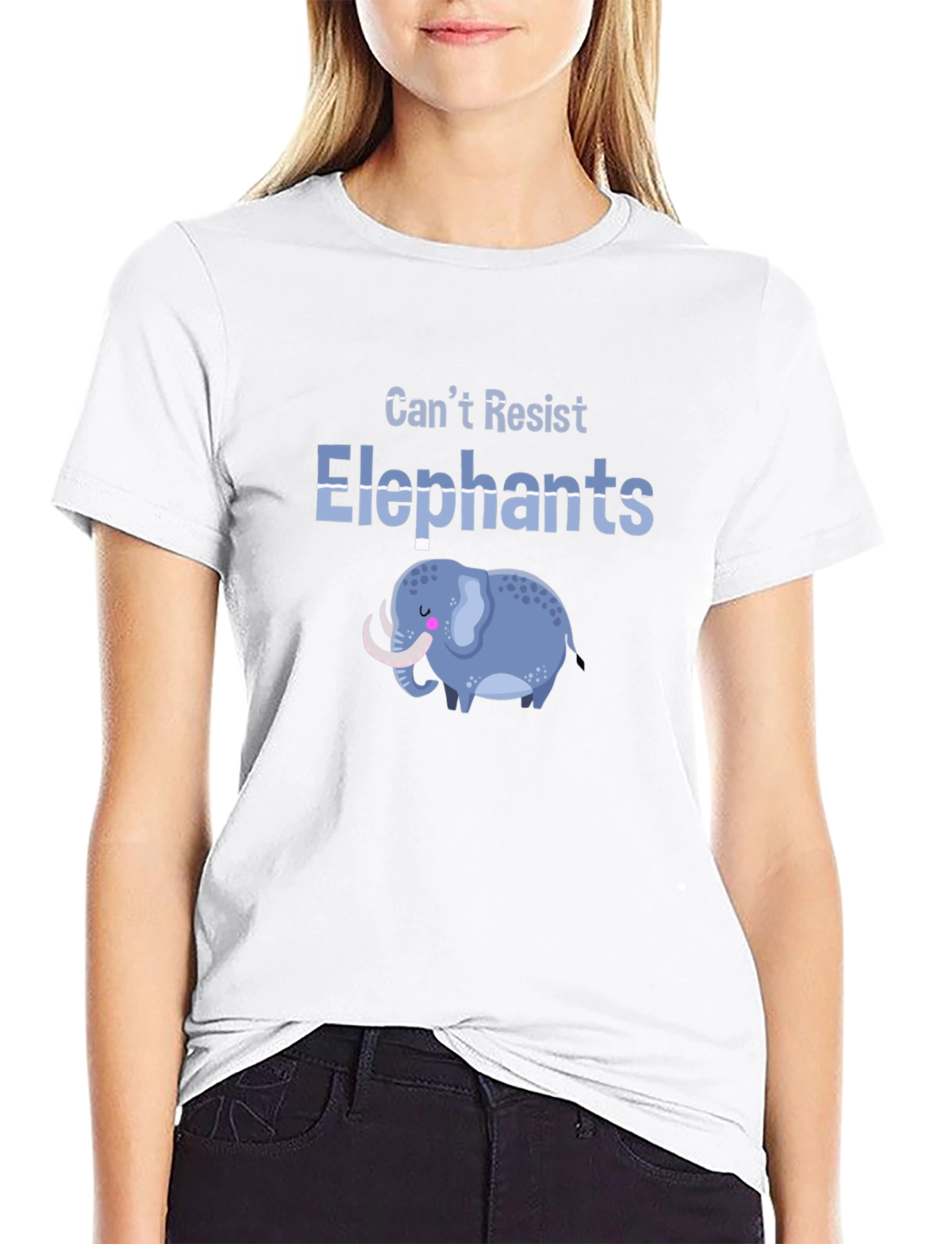 Cant Resist Elephants Graphic Tee