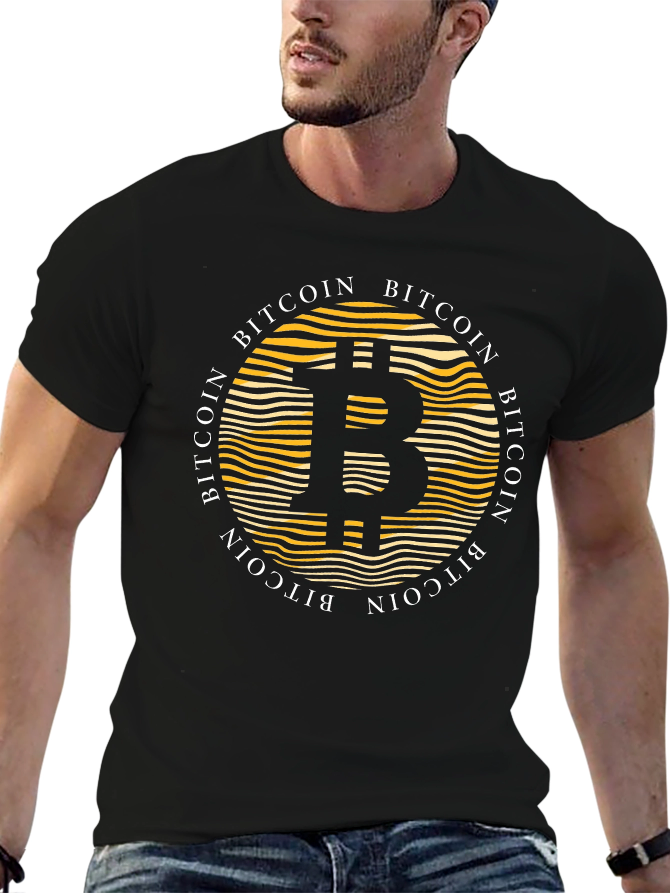 Bitcoin Graphic T-Shirt - Black Crypto Tee