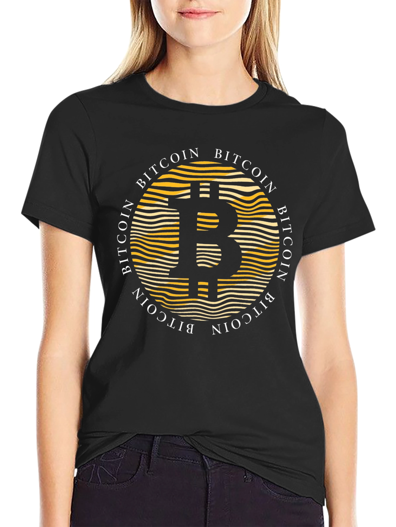 Bitcoin Graphic T-Shirt - Black Crypto Tee