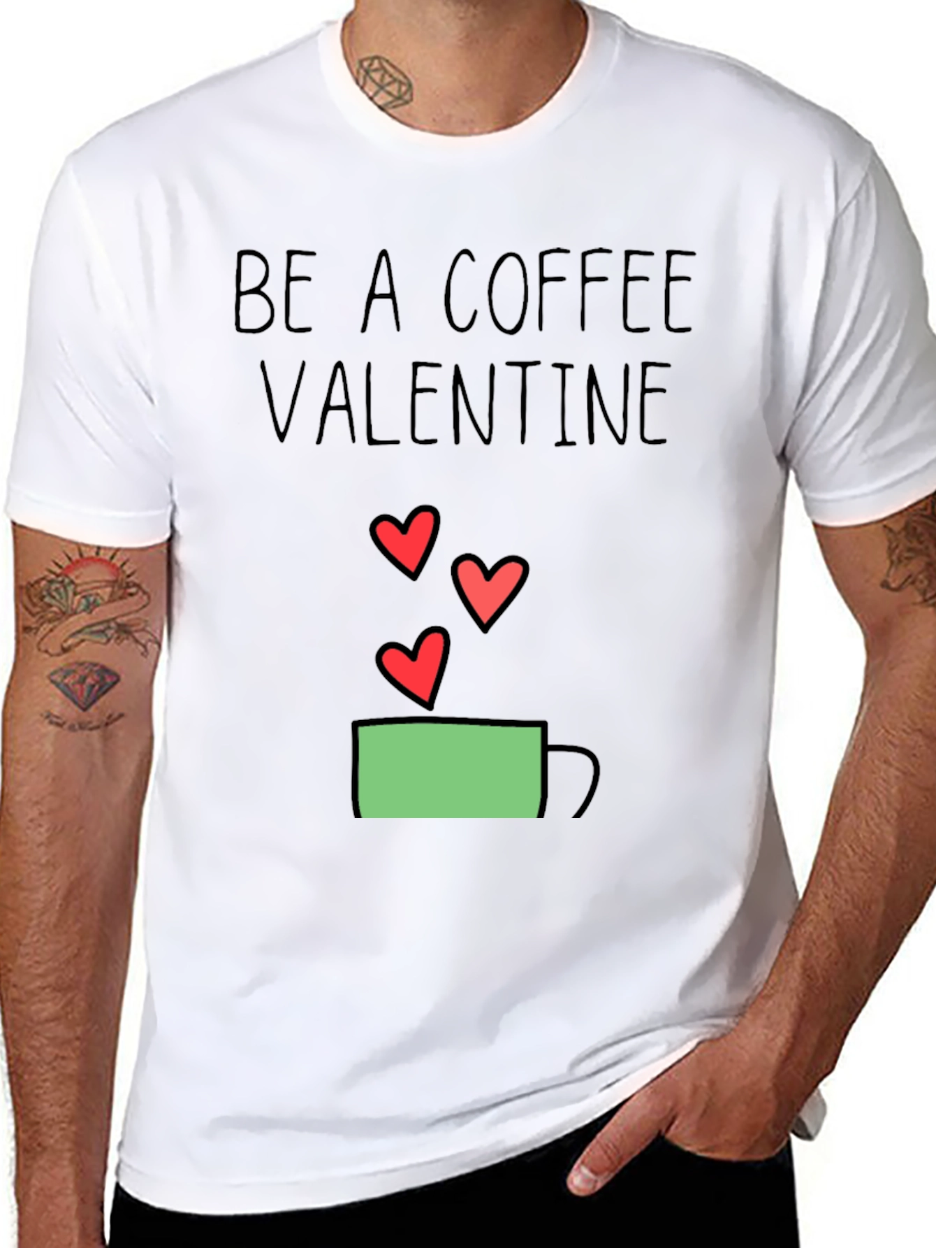 Be a Coffee Valentine Graphic Tee