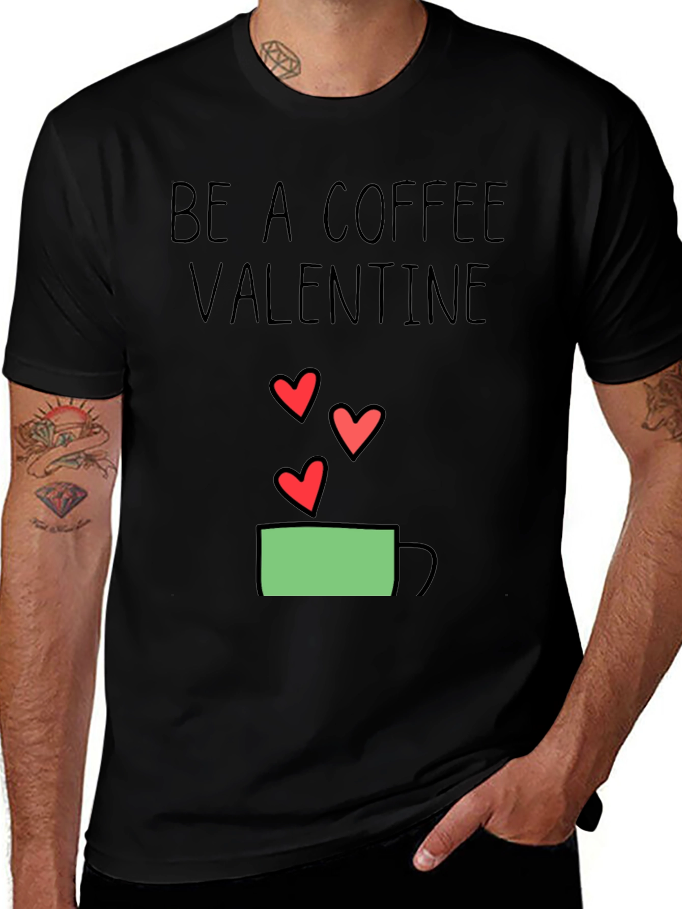 Be a Coffee Valentine Graphic Tee