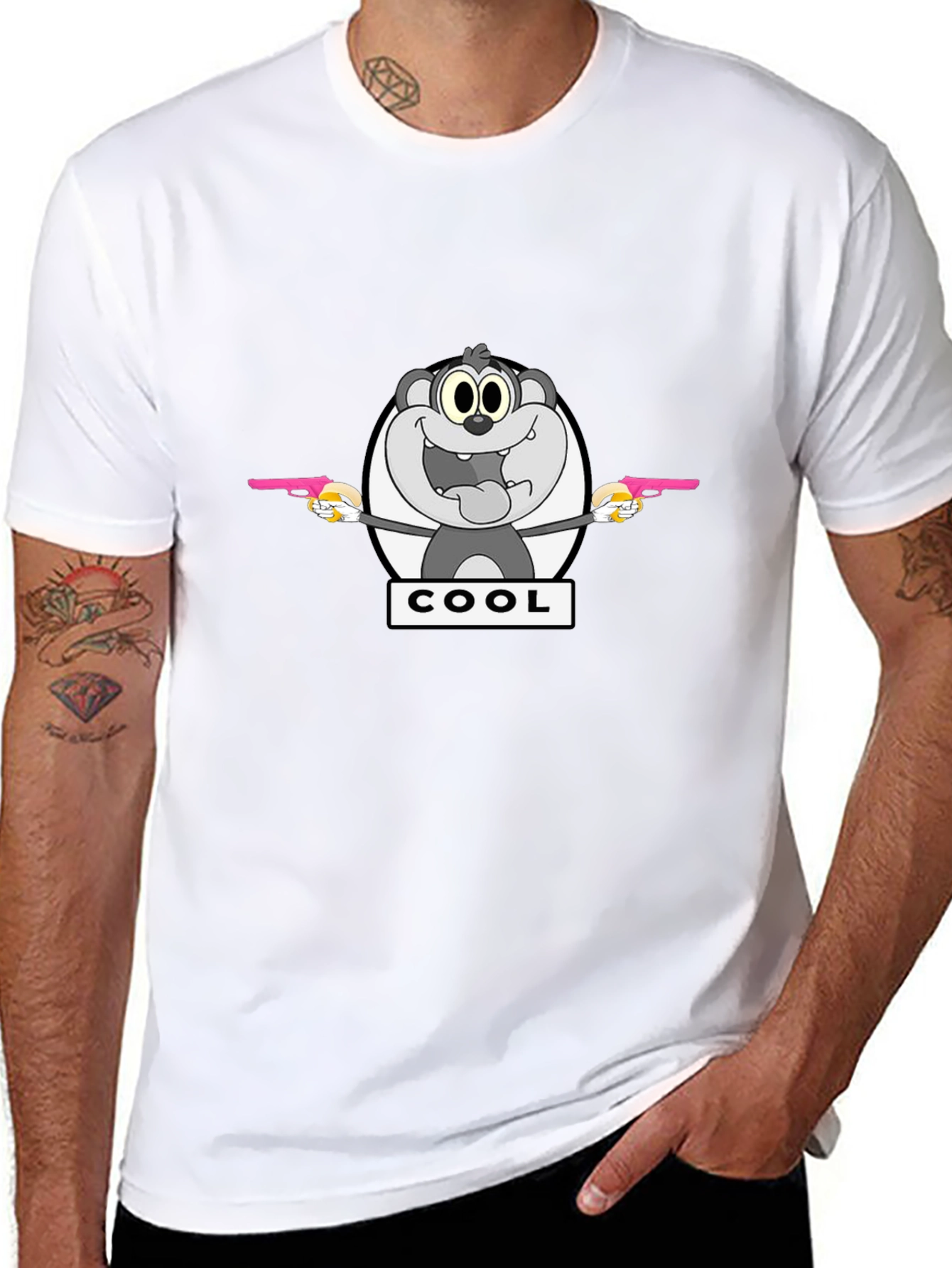 Cool Cartoon Character Graphic Tee