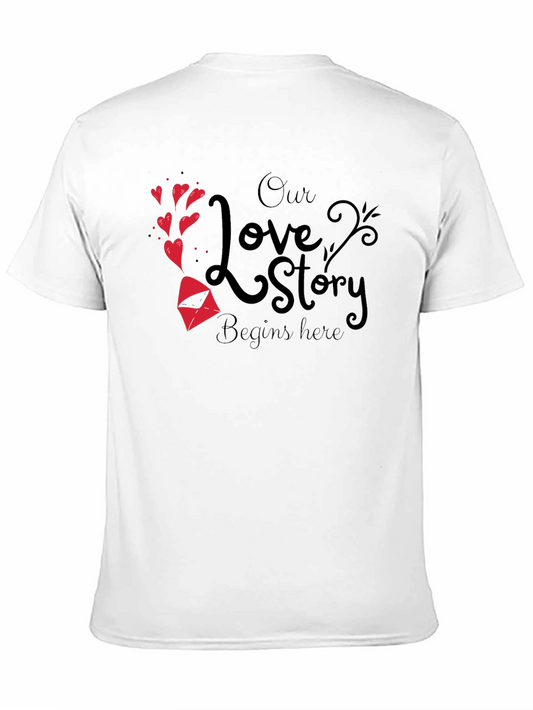 Our Love Story Begins Here T-Shirt
