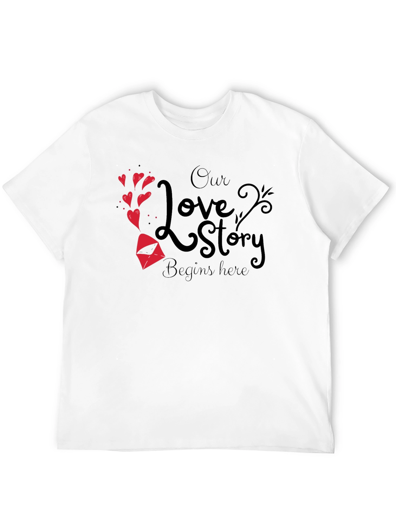 Our Love Story Begins Here T-Shirt