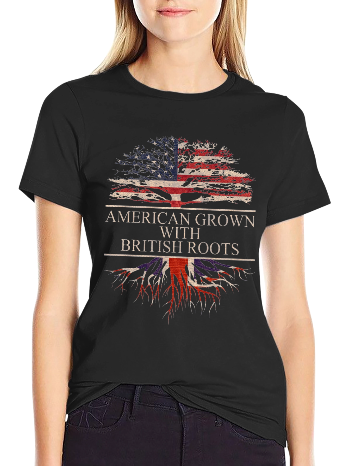 American Grown with British Roots T-Shirt