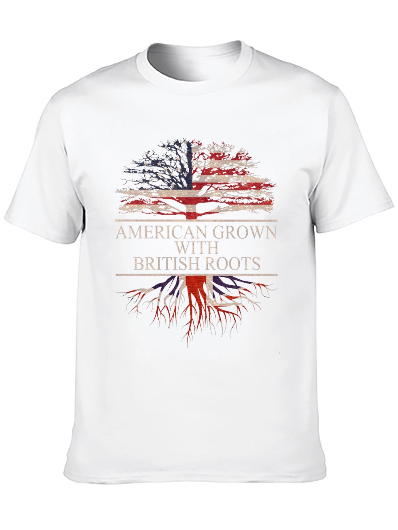 American Grown with British Roots T-Shirt