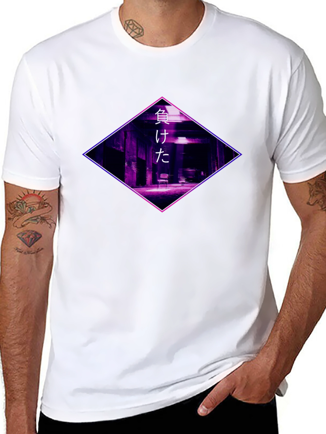 Aesthetic Japanese Graphic Tee - Darkwave Design