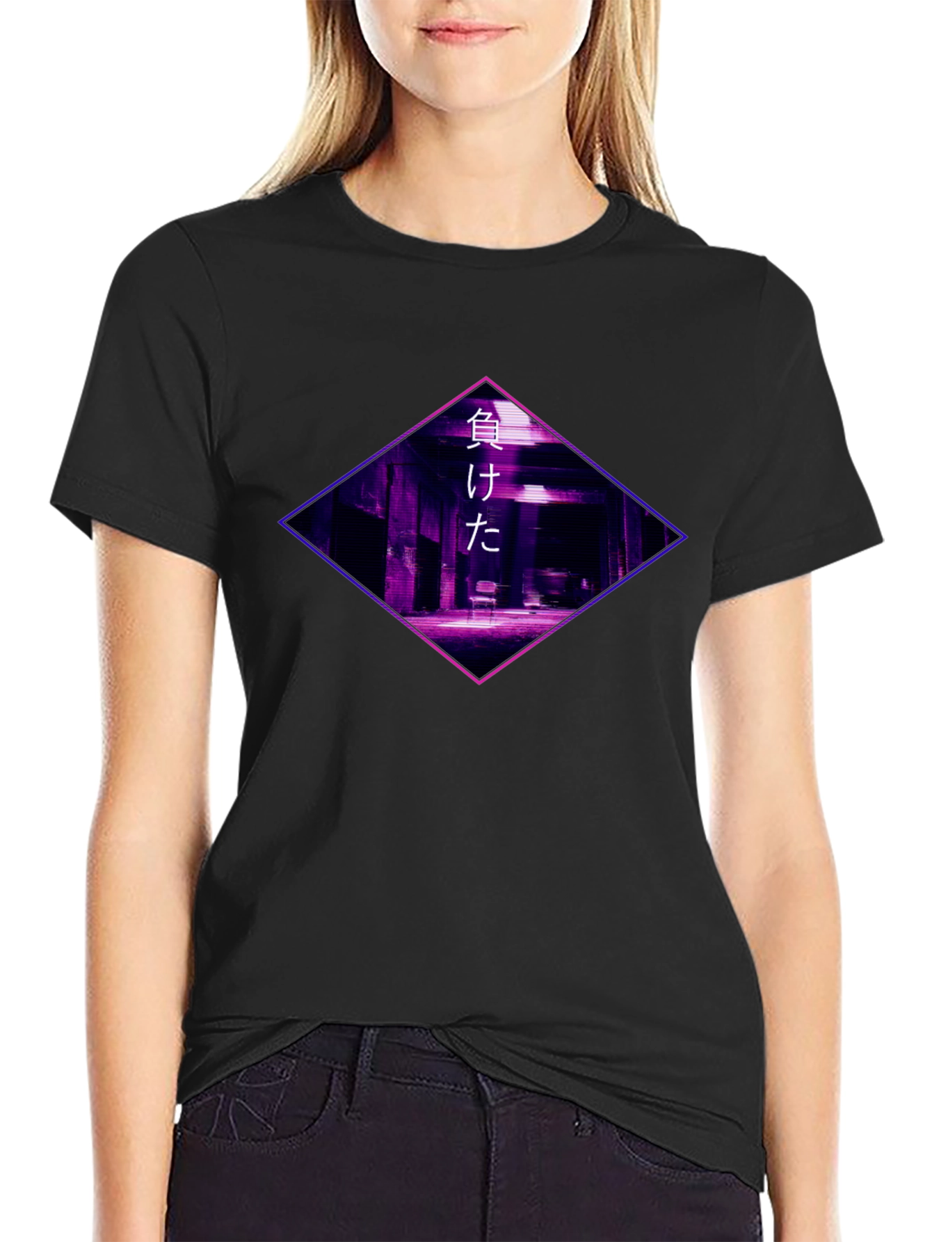 Aesthetic Japanese Graphic Tee - Darkwave Design