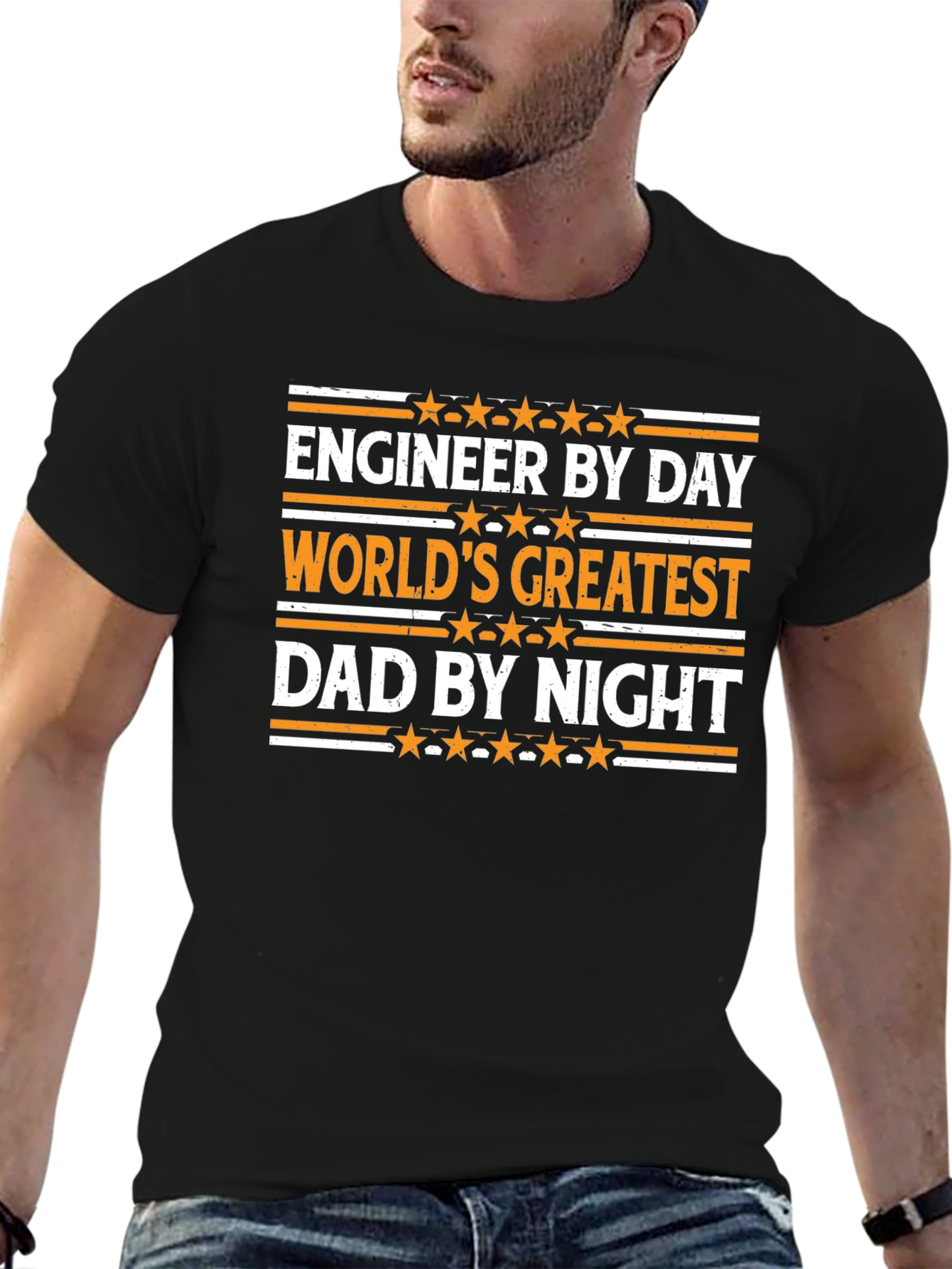 Engineer Dad T-Shirt - Worlds Greatest Father Gift