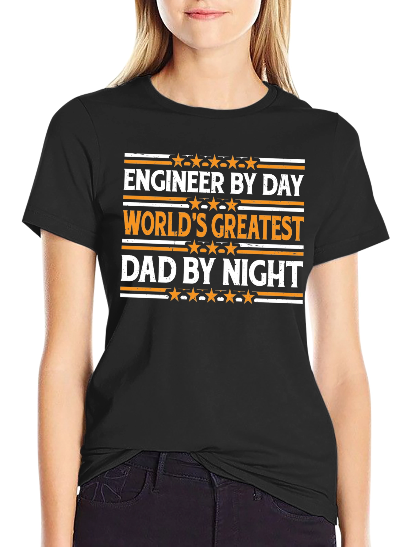 Engineer Dad T-Shirt - Worlds Greatest Father Gift