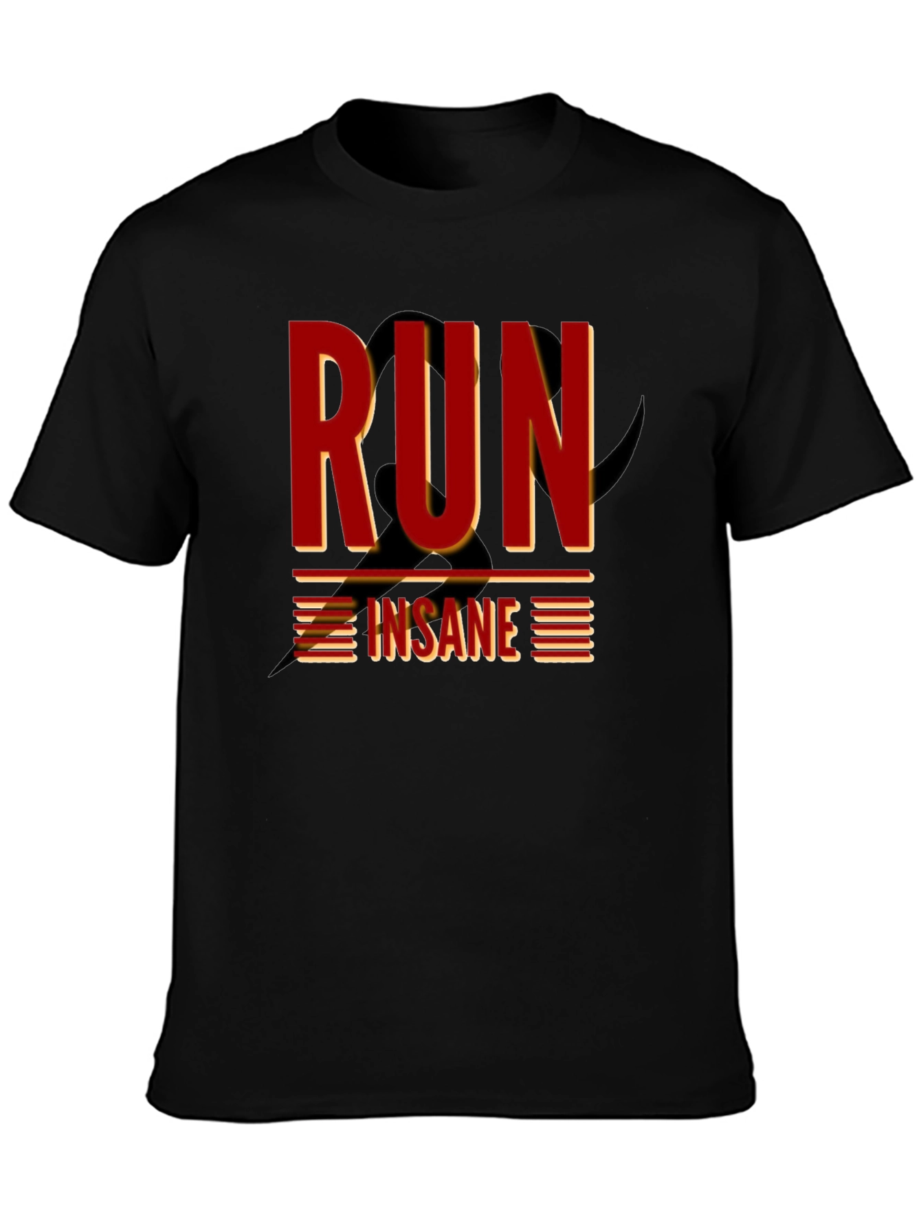 Run Insane Graphic T-Shirt - Dark