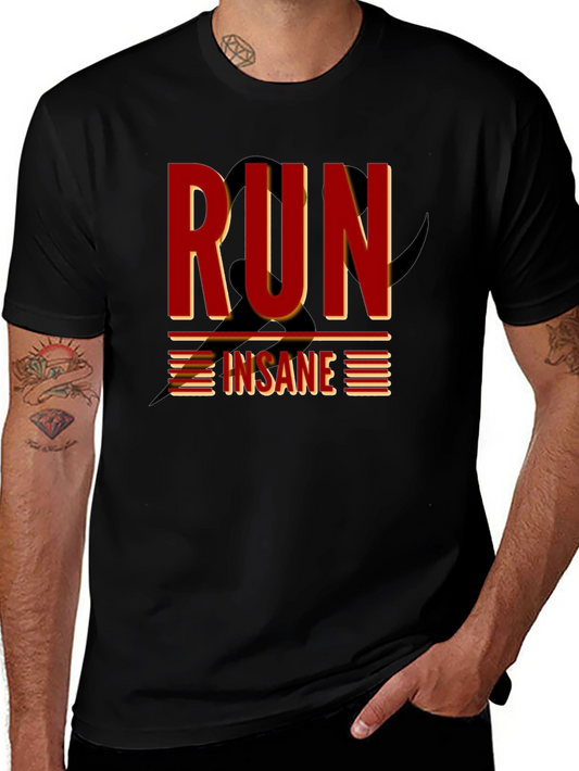 Run Insane Graphic T-Shirt - Dark
