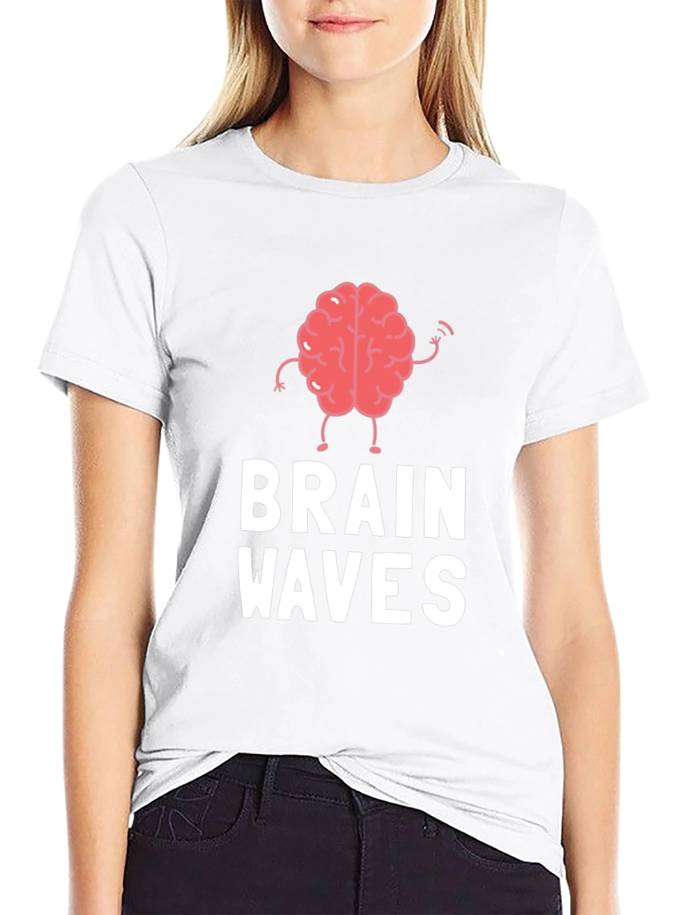 Brain Waves Graphic Tee - Funny T-Shirt