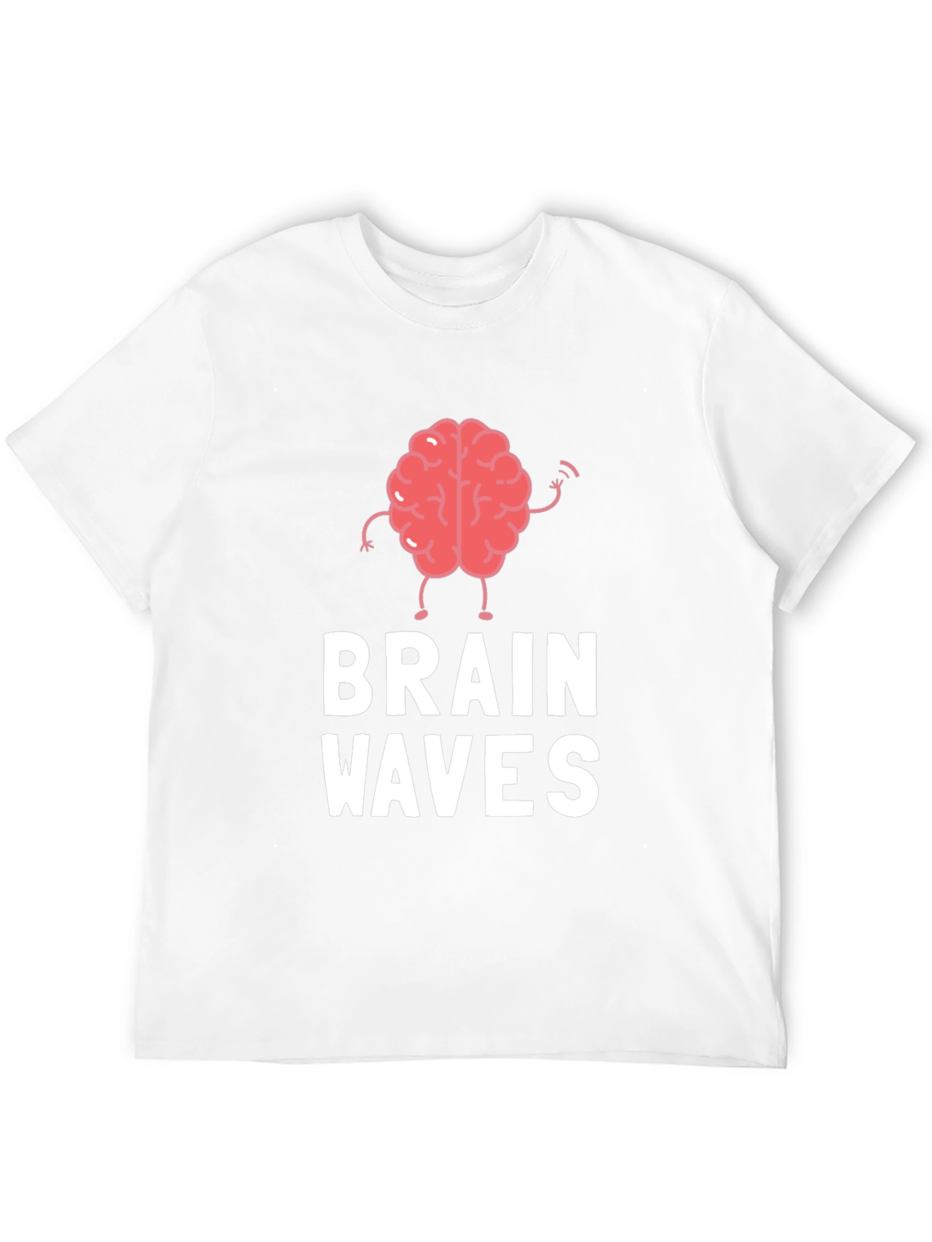 Brain Waves Graphic Tee - Funny T-Shirt