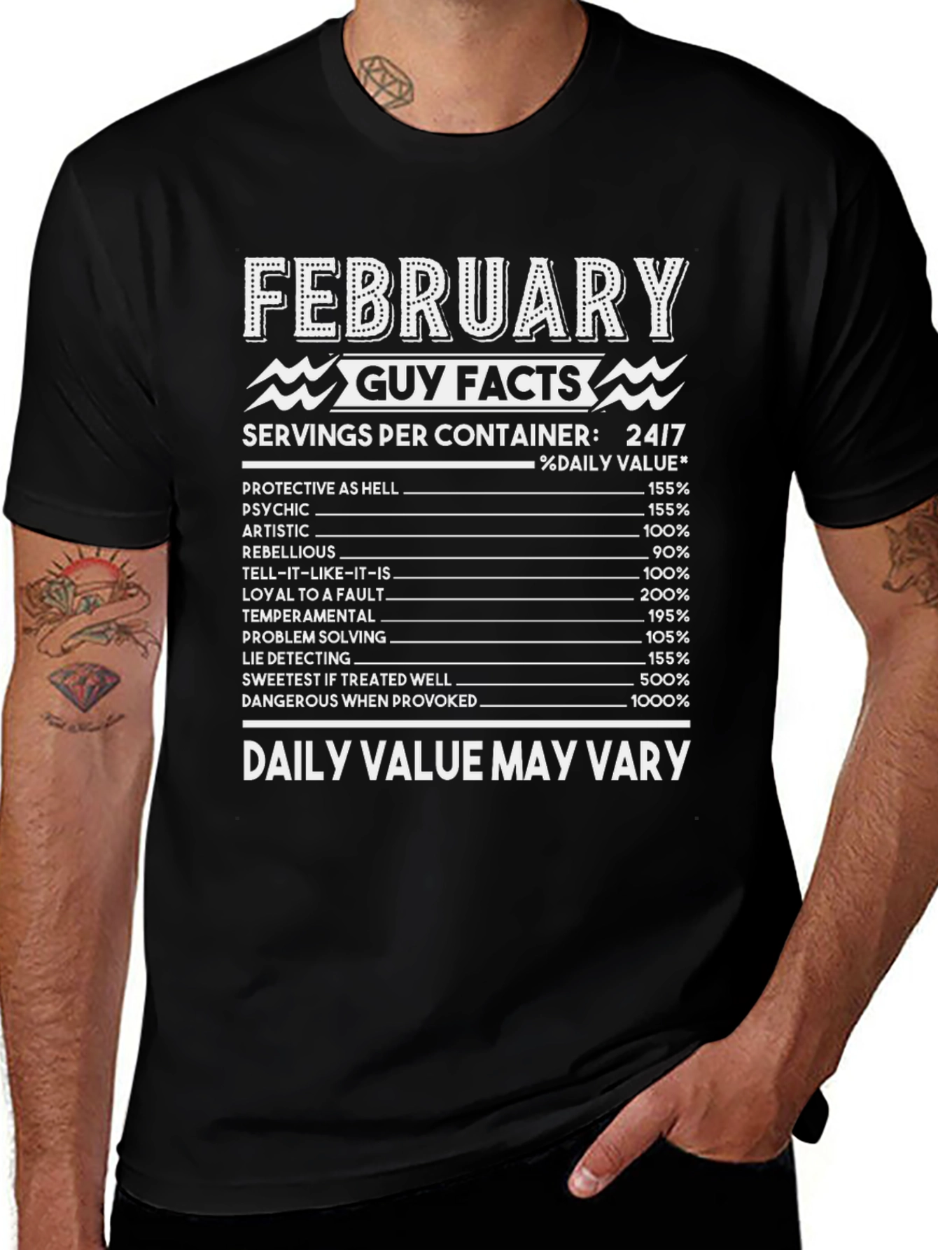 February Guy Facts T-Shirt