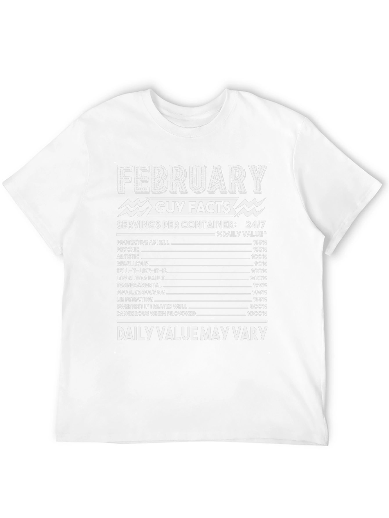 February Guy Facts T-Shirt