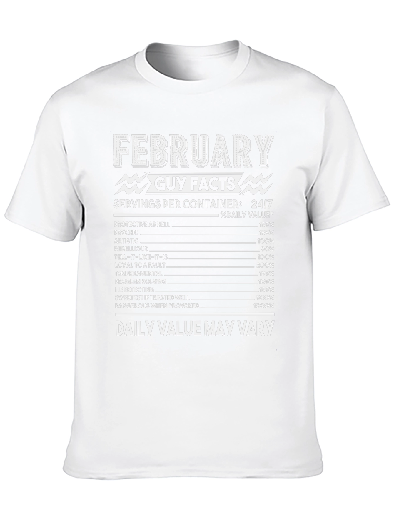 February Guy Facts T-Shirt