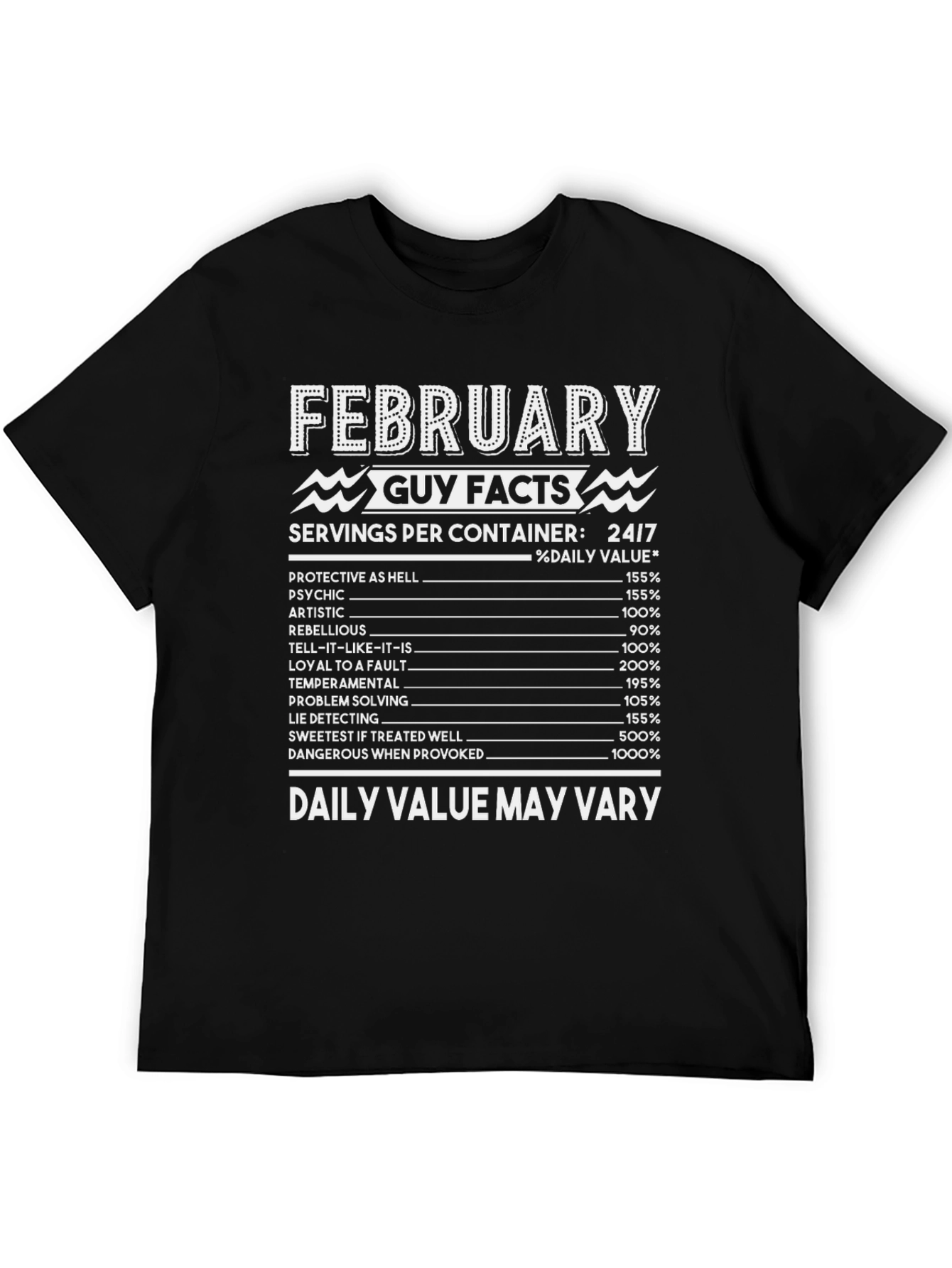 February Guy Facts T-Shirt