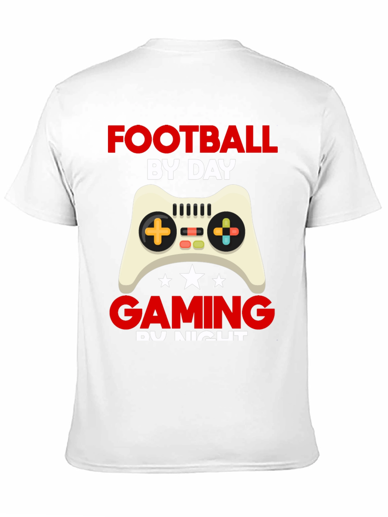 Football by Day Gaming by Night T-Shirt