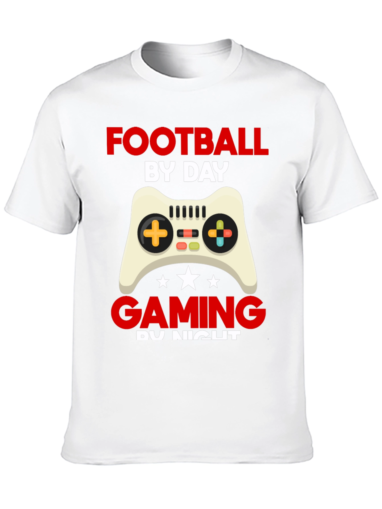 Football by Day Gaming by Night T-Shirt