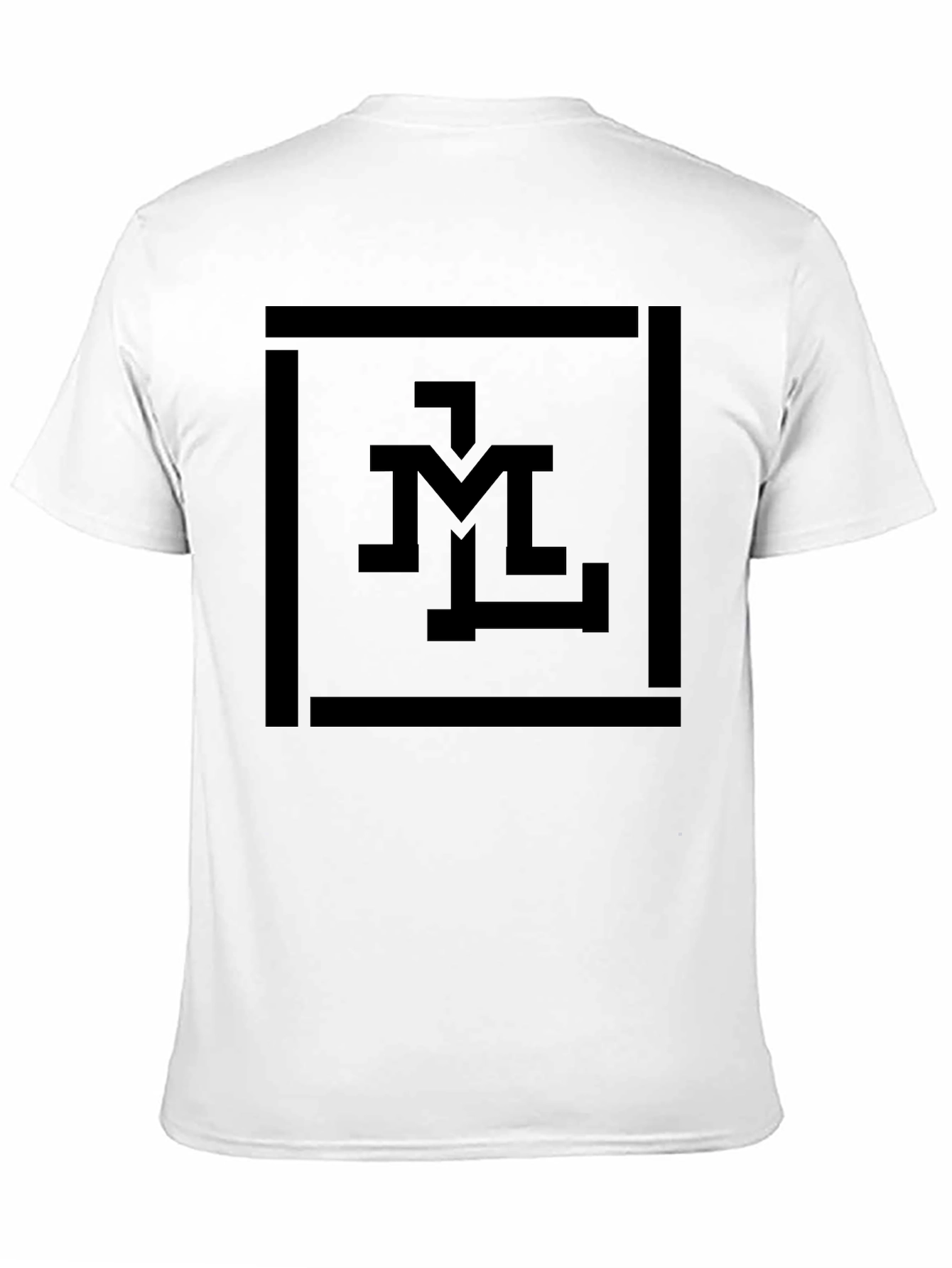 Monochrome Graphic Tee - Modern Minimalist Design